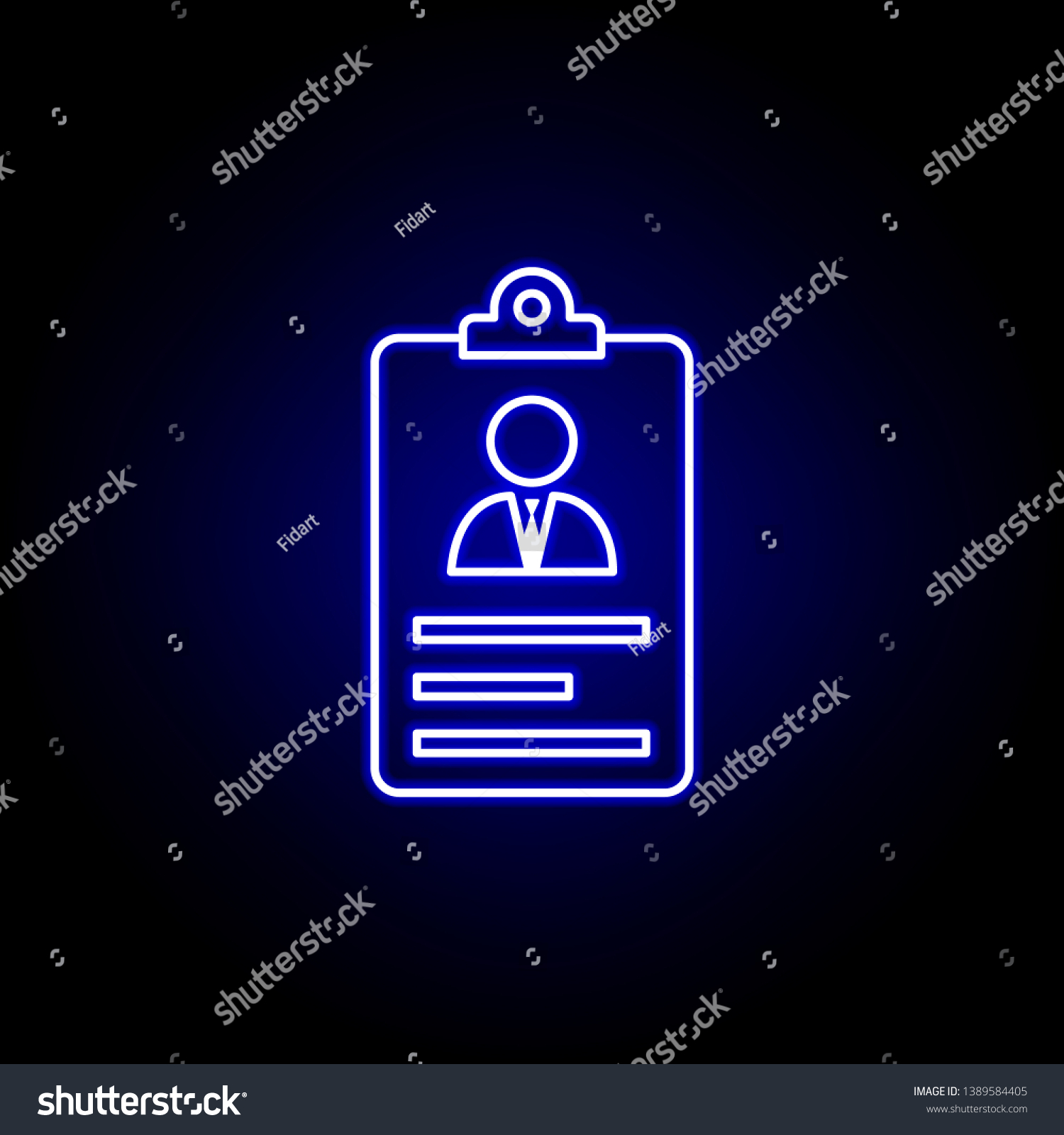 Account Cv Resume Icon Elements Human Stock Vector Royalty Free 1389584405