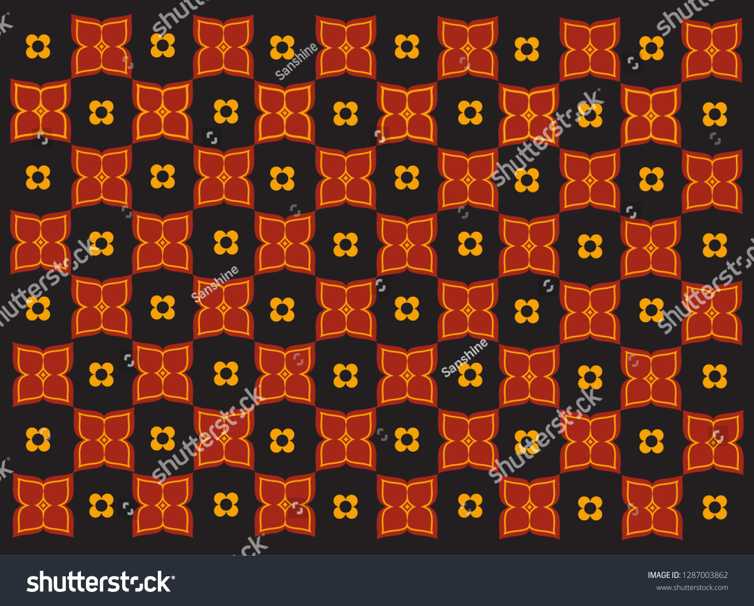 SVG of Aceh Art Batik Pattern svg