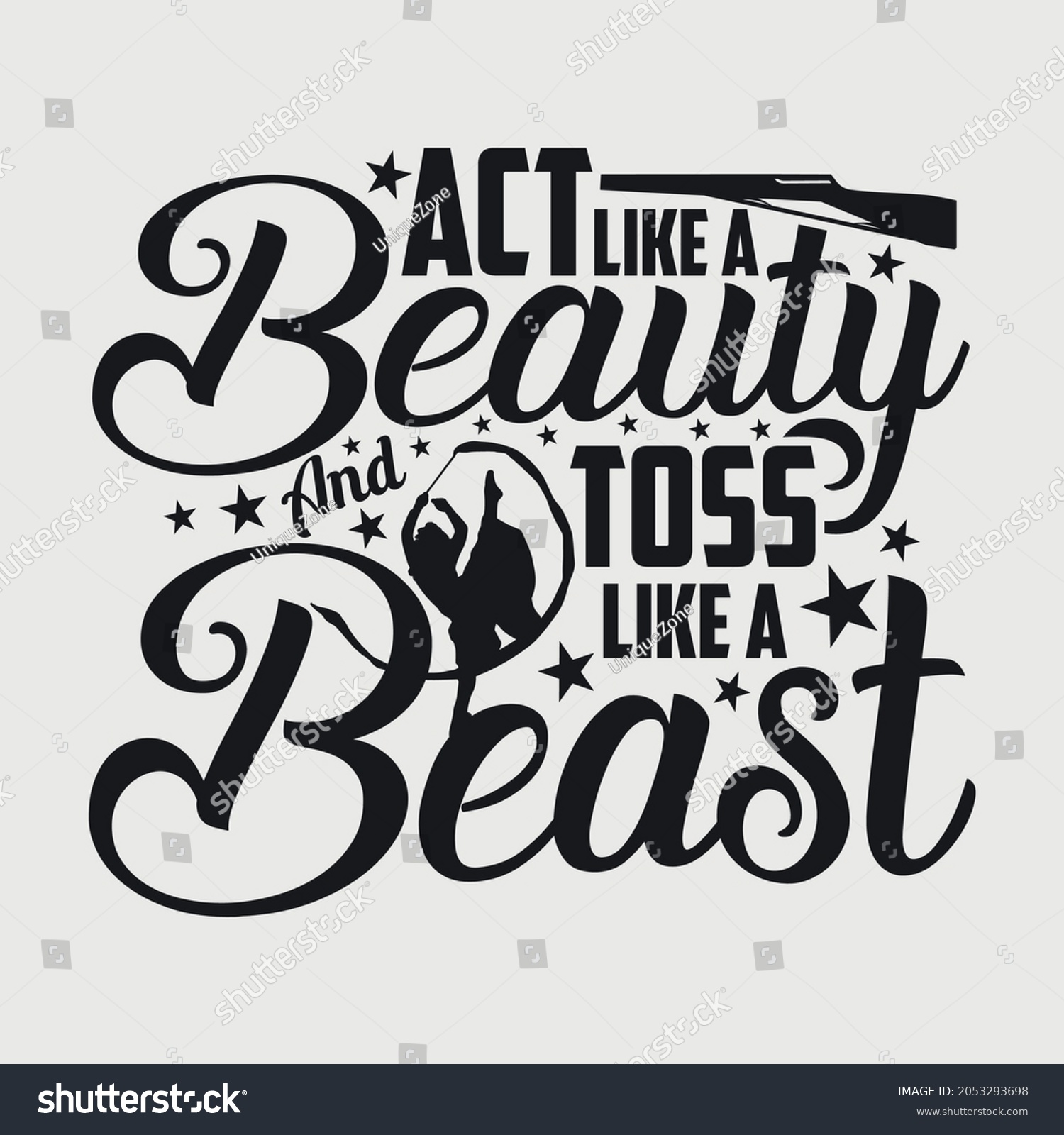 SVG of Act Like A Beauty Svg Typography Vector Design svg