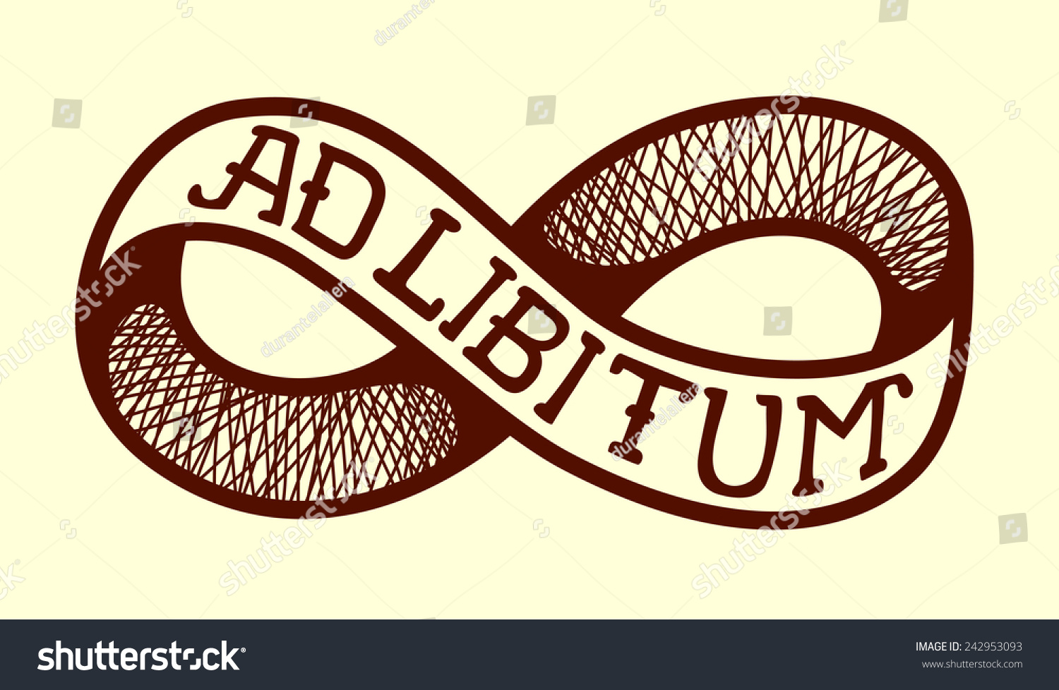 ad libitum adlib endless knot infinity stock vector 242953093 ad libitum adlib endless knot infinity stock vector 242953093