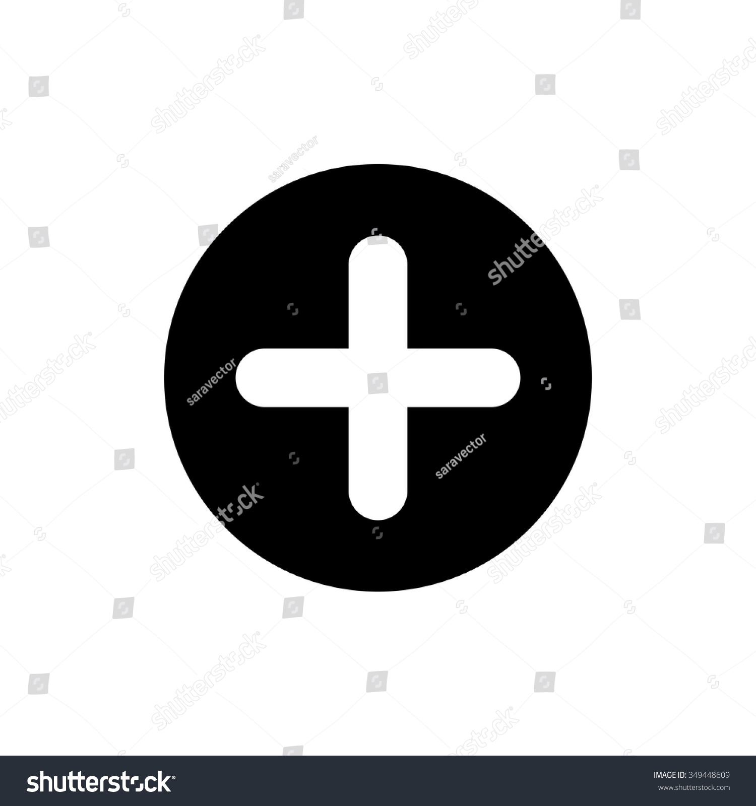 Add Sign Stock Vector (Royalty Free) 349448609 | Shutterstock