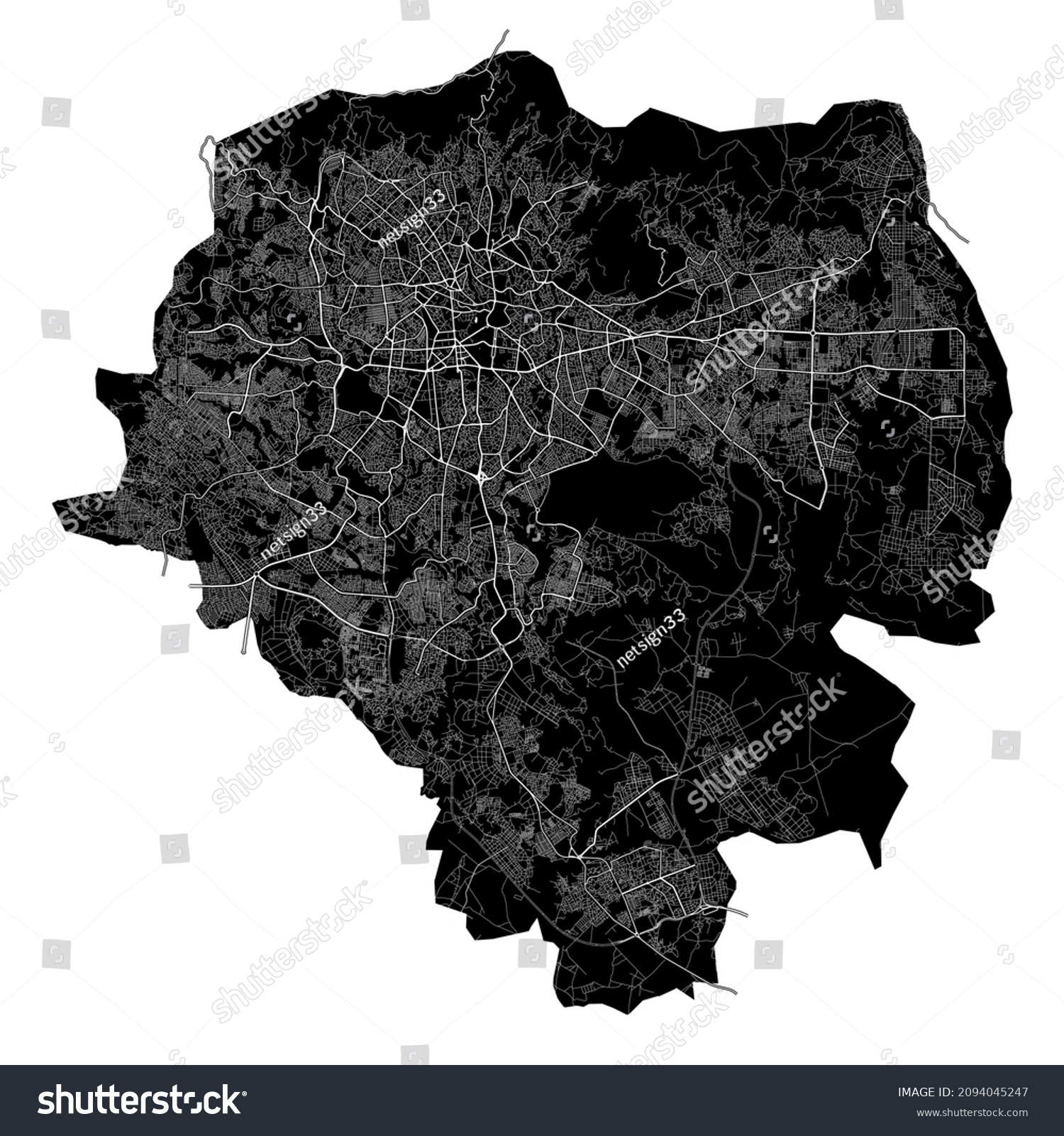 Addis Ababa Ethiopia High Resolution Vector Stock Vector (Royalty Free ...