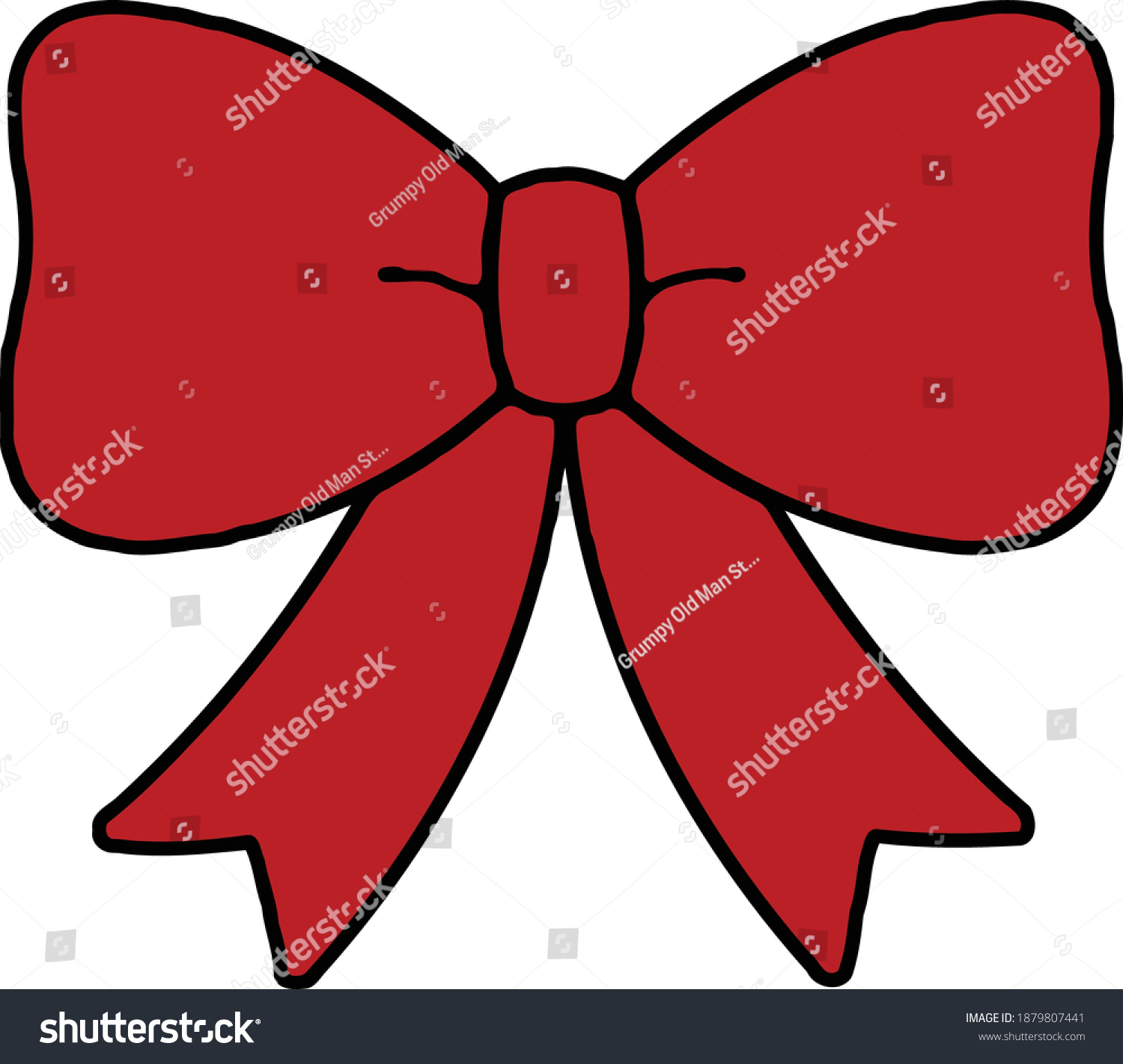 SVG of Adorn all your christmas papercraft projects with the cute red bows.  This set includes  both a cut file and cartoon version of a red bow.  svg
