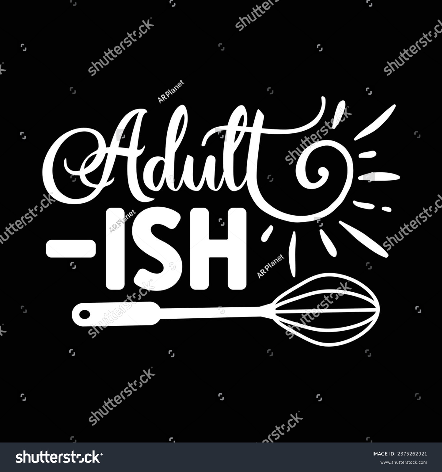 SVG of Adult ISH - Apron design svg