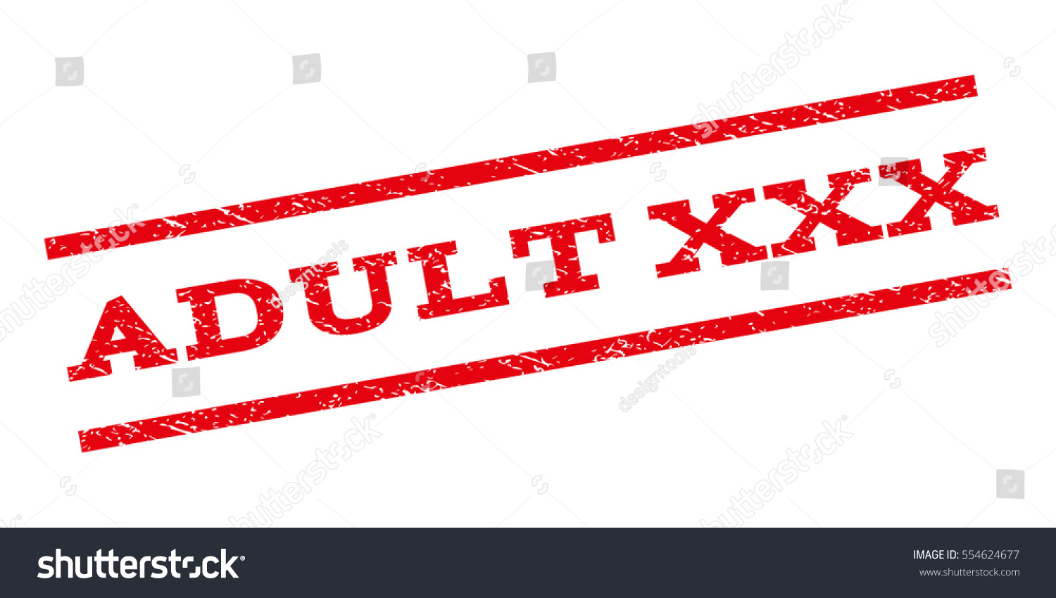 Adult Xxx Watermark Stamp Text Caption Stock Vector Royalty Free 554624677