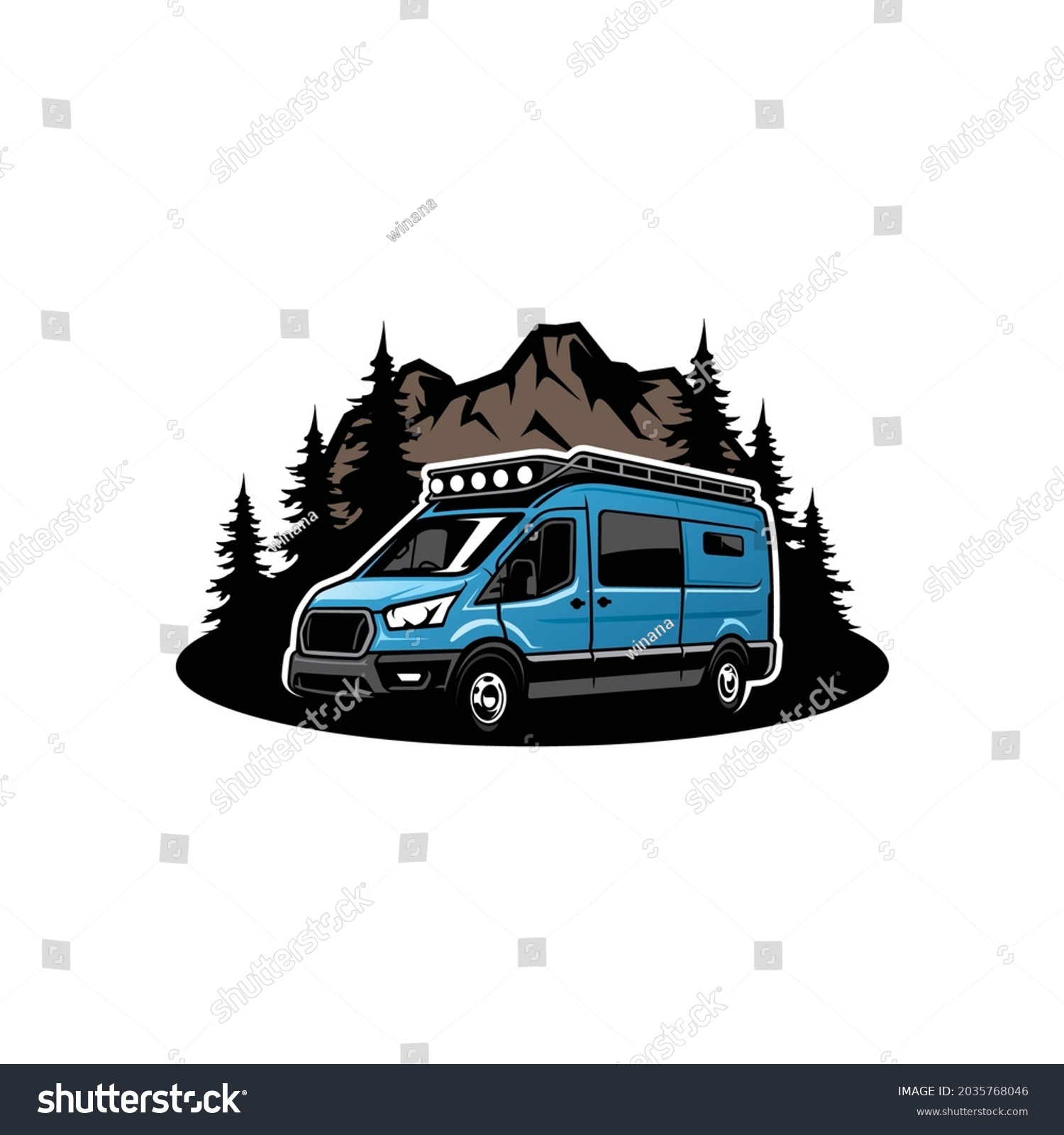 Camper van logo Images, Stock Photos & Vectors | Shutterstock