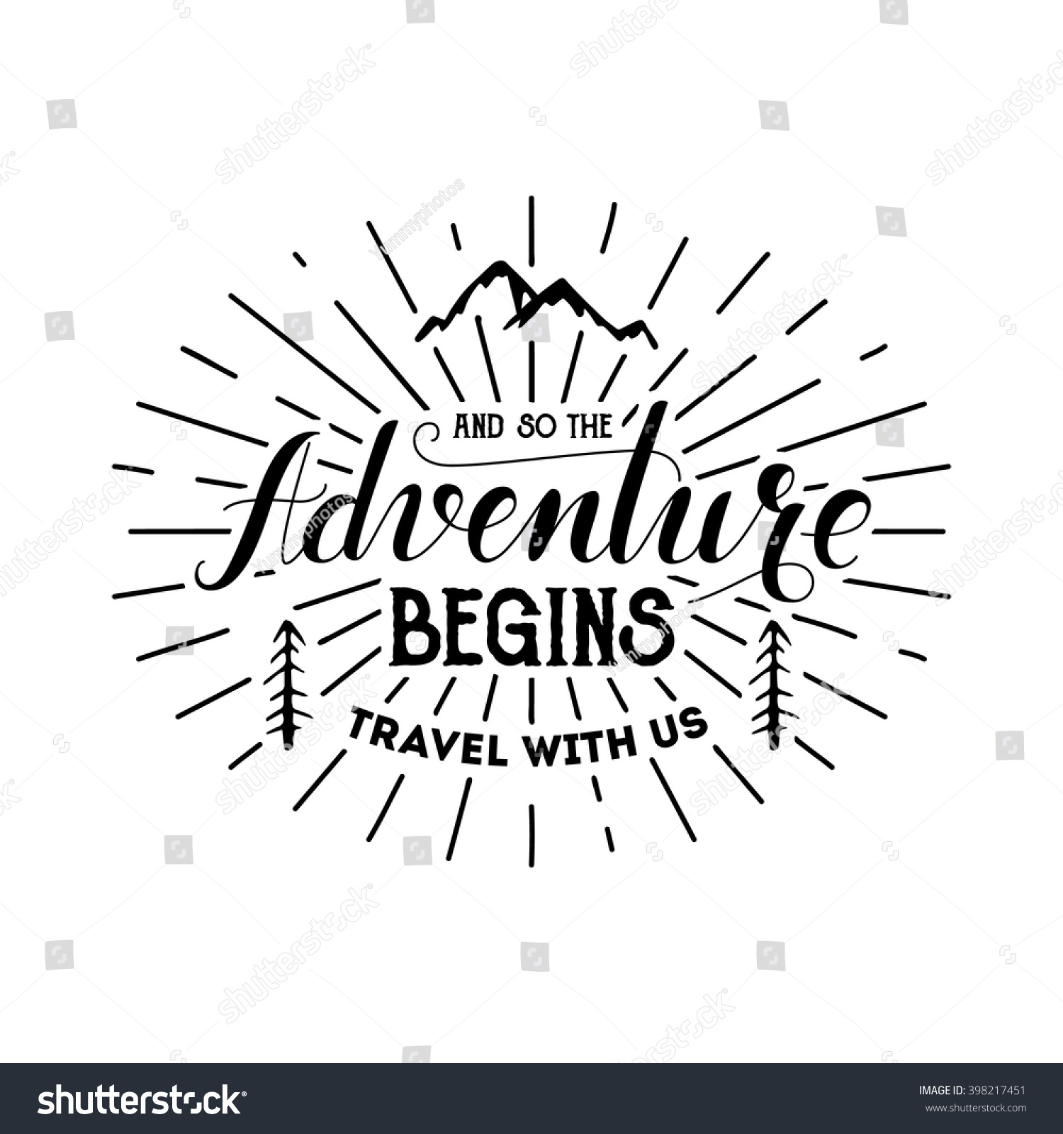 Adventure Illustration - 398217451 : Shutterstock