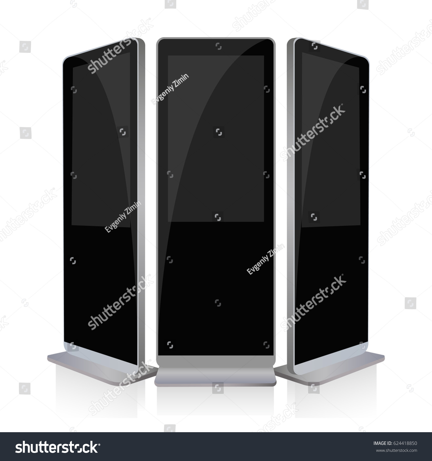 Download Advertising Screen Mockup Isolated LCD High Stock Vector (Royalty Free) 624418850 - Shutterstock
