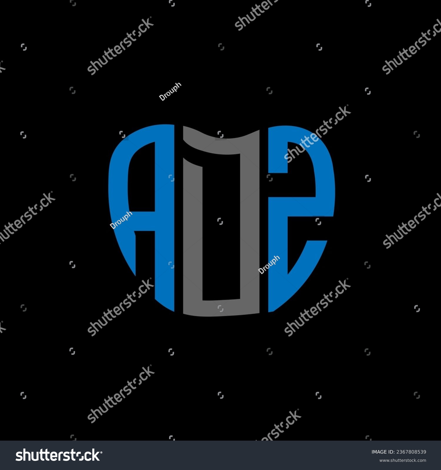 SVG of ADZ letter logo creative design. ADZ unique design.
 svg