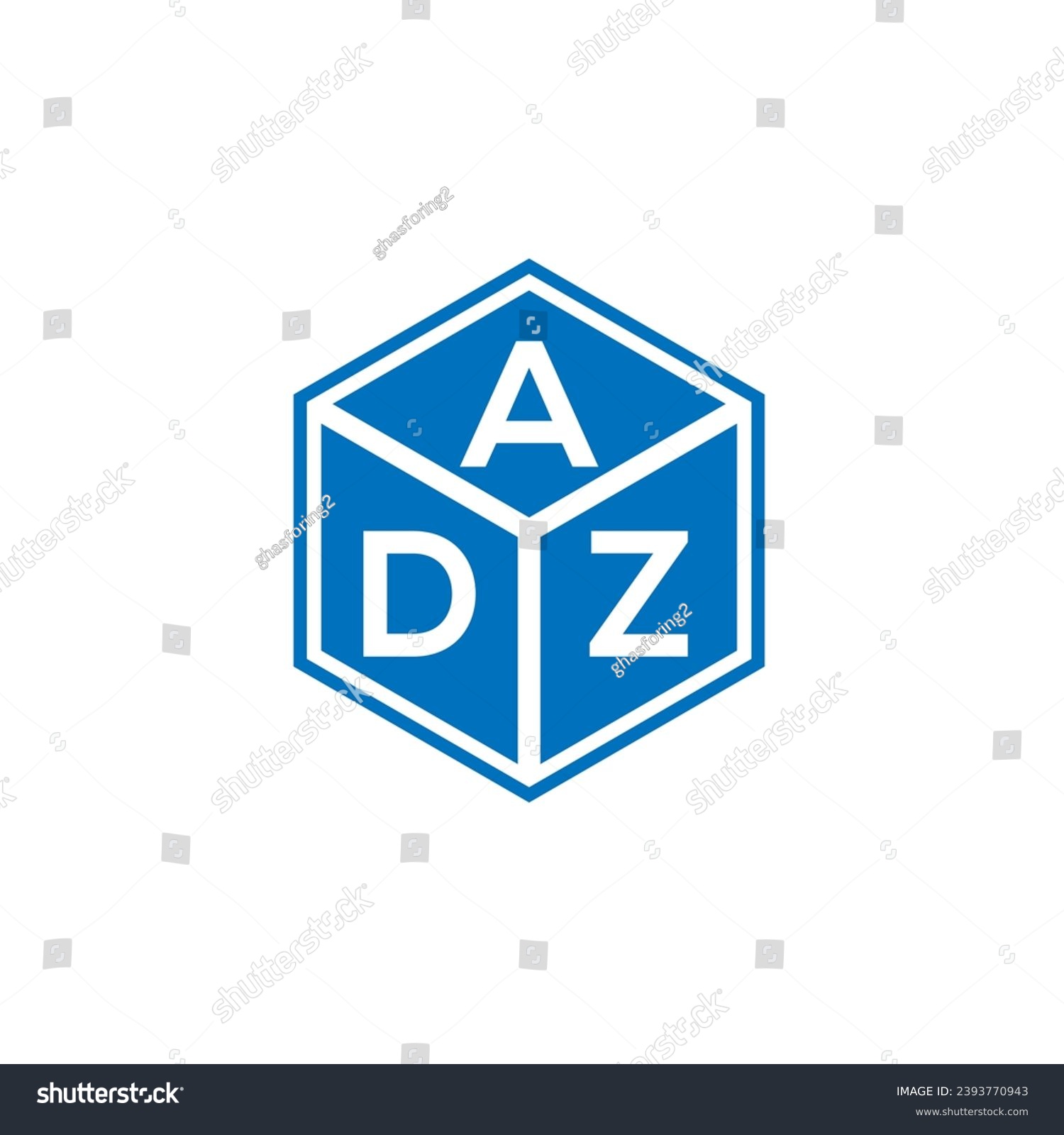 SVG of ADZ letter logo design on black background. ADZ creative initials letter logo concept. ADZ letter design.
 svg