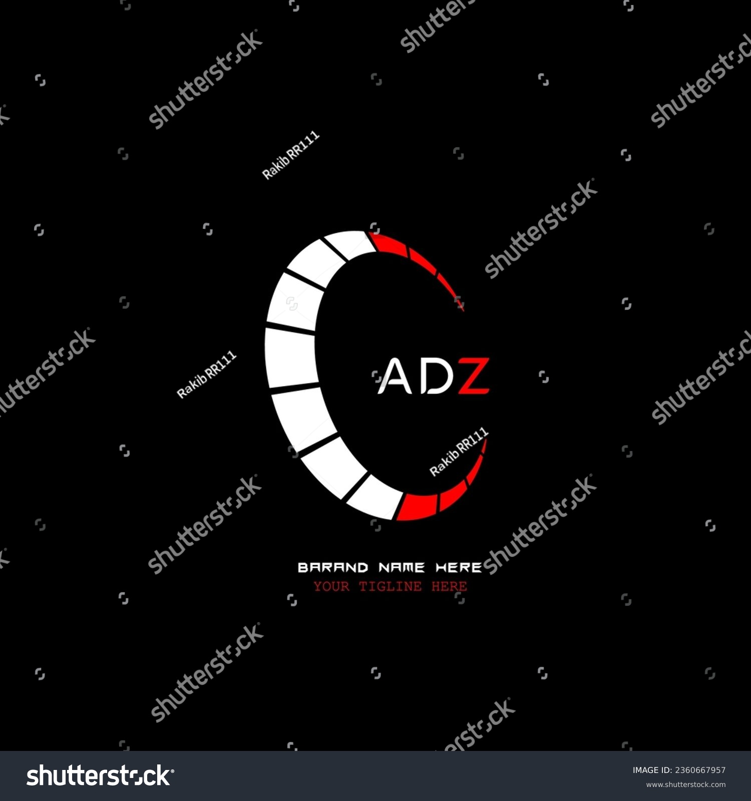 SVG of ADZ triangle letter logo design with triangle shape. ADZ triangle logo design monogram. ADZ triangle vector logo template with red color. ADZ triangular logo Simple, Elegant, and Luxurious design. svg