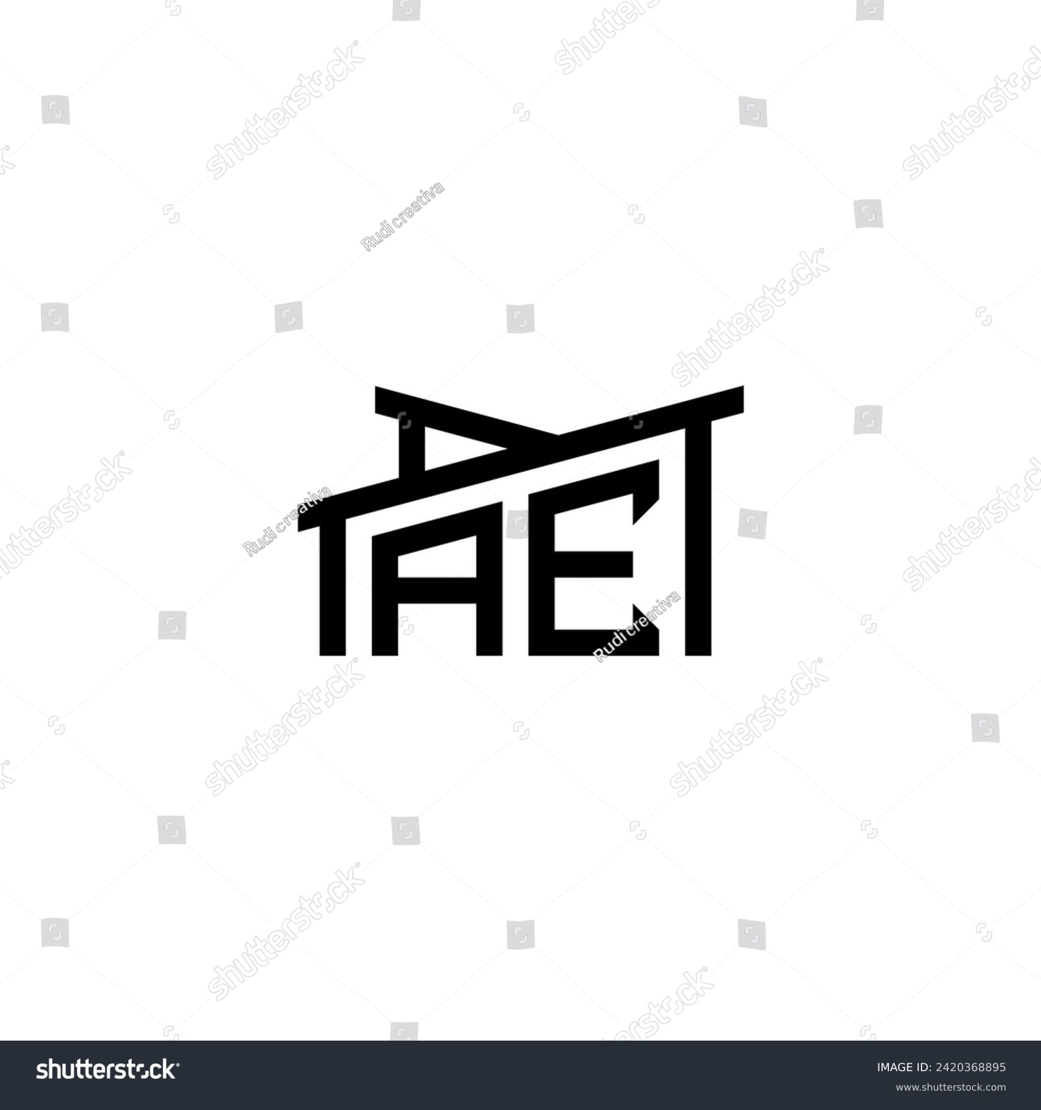 SVG of AE Initial Letter in Real Estate Logo concept.eps AE Initial Letter in Real Estate Logo concept svg