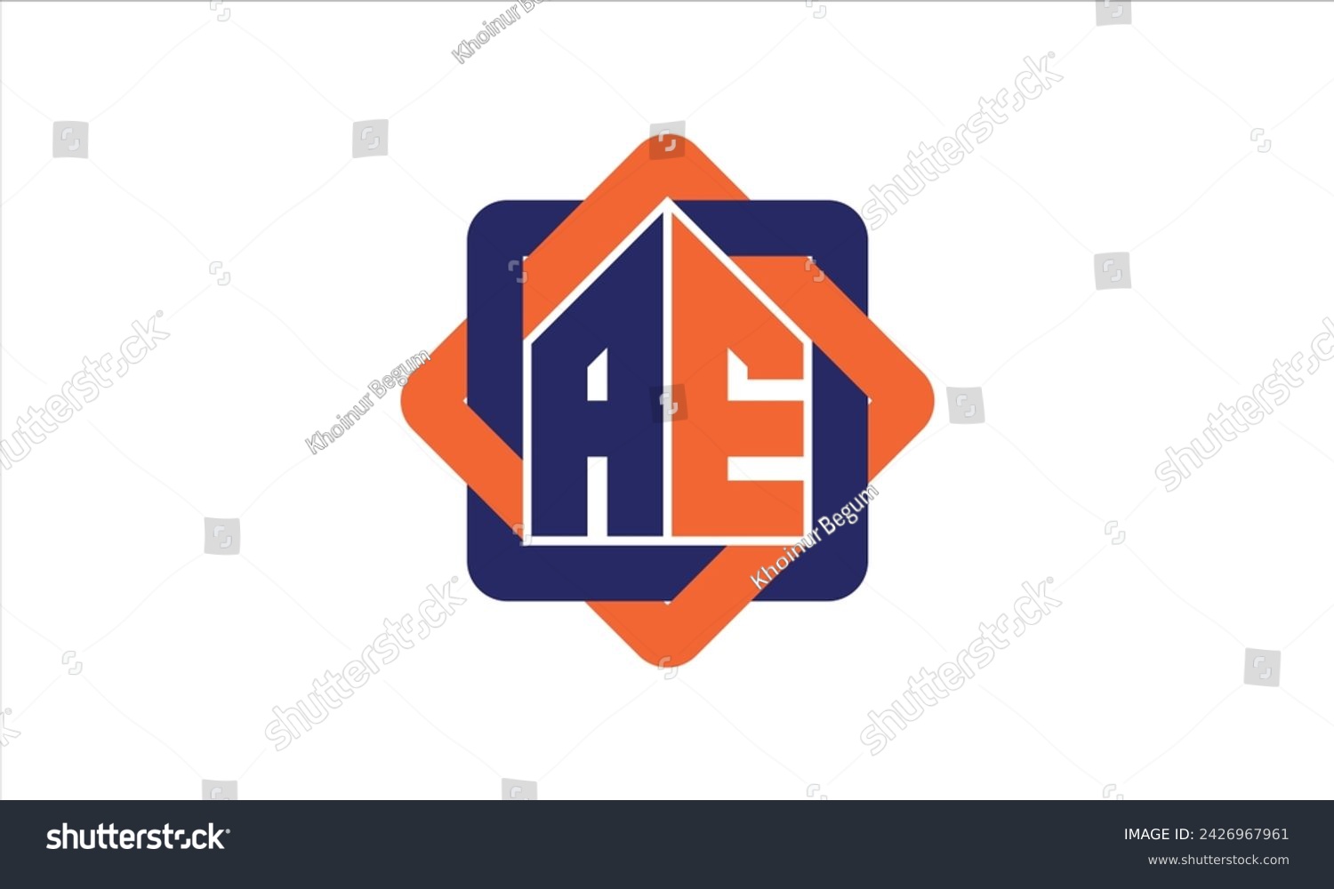 SVG of AE initial letter real estate builders logo design vector. construction ,housing, home marker, property, building, apartment, flat, compartment, business, corporate, house rent, rental, commercial svg