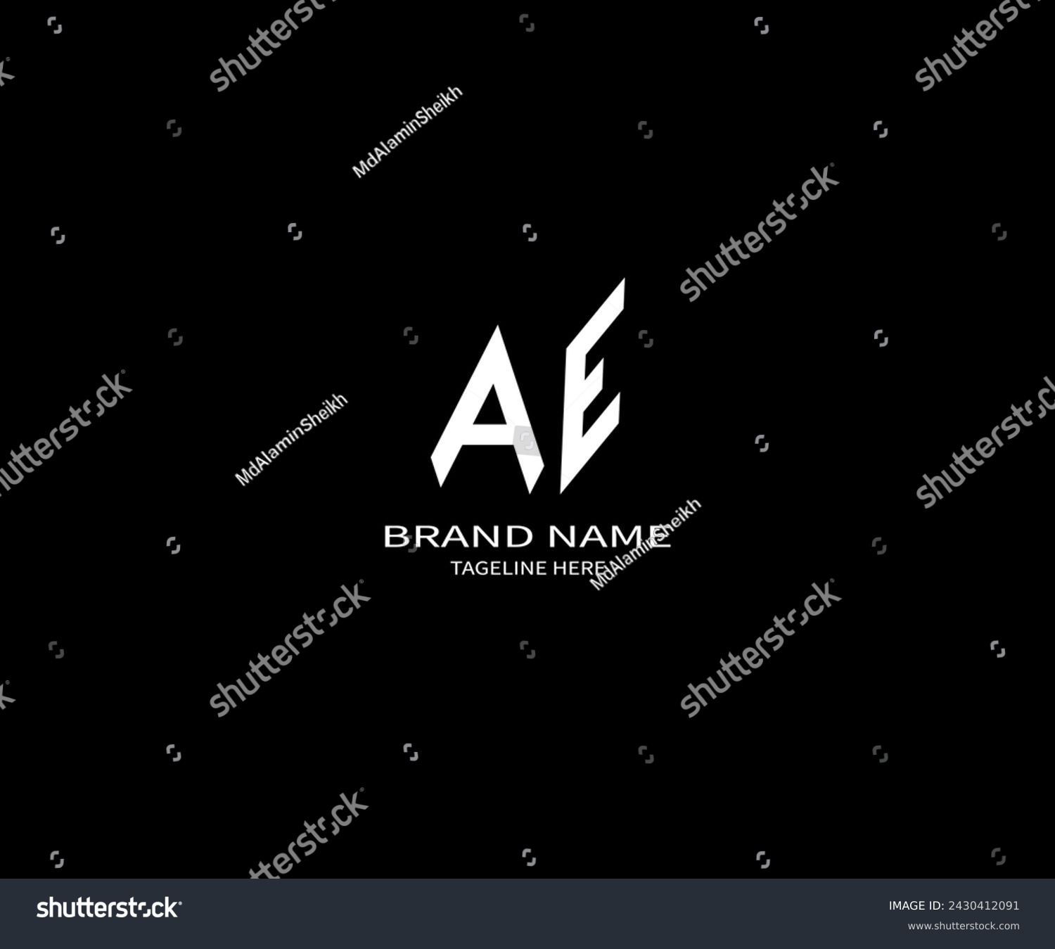 SVG of AE letter logo Design. Unique attractive creative modern initial AE initial based letter icon logo. svg