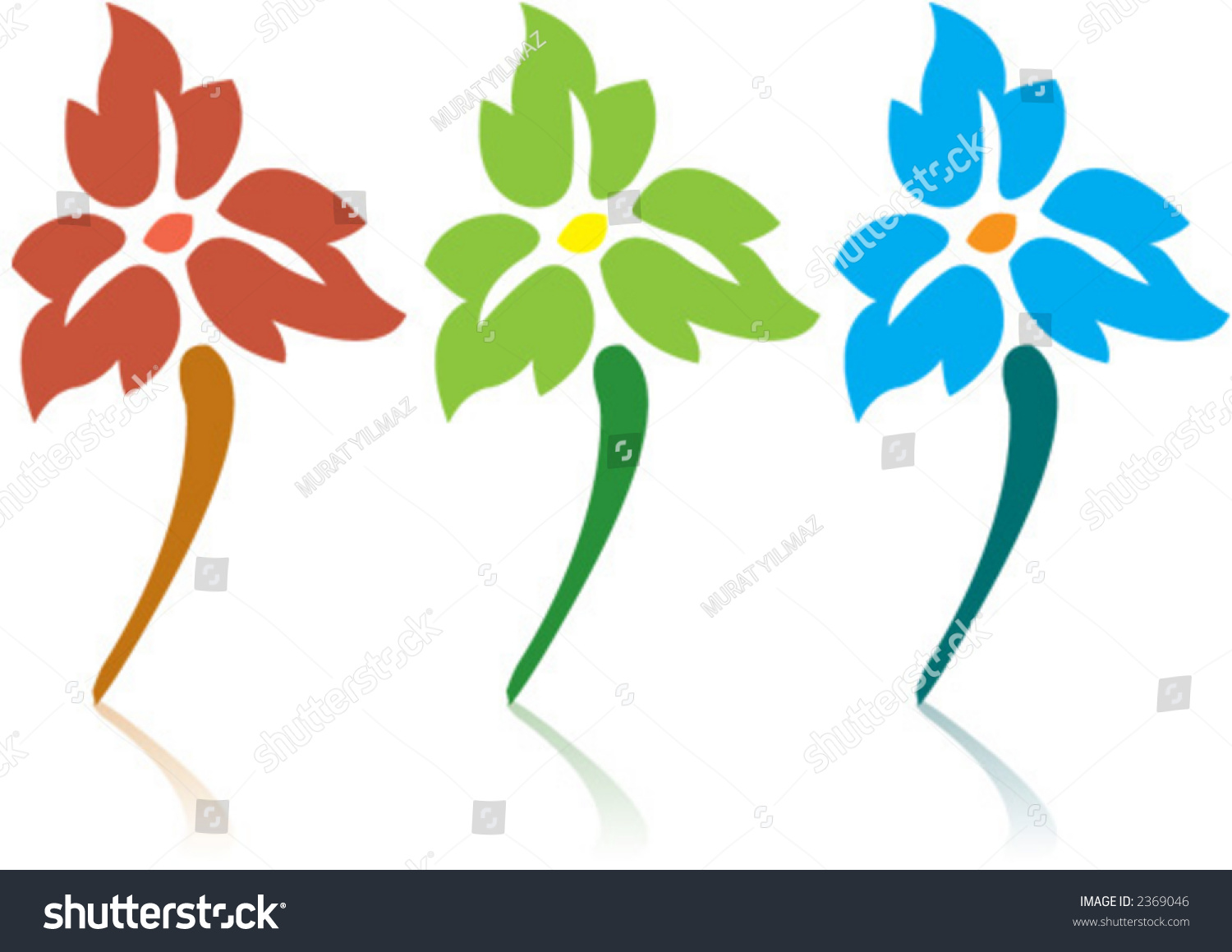 Aesthetic Flower Icon Stock Vector 2369046 Shutterstock