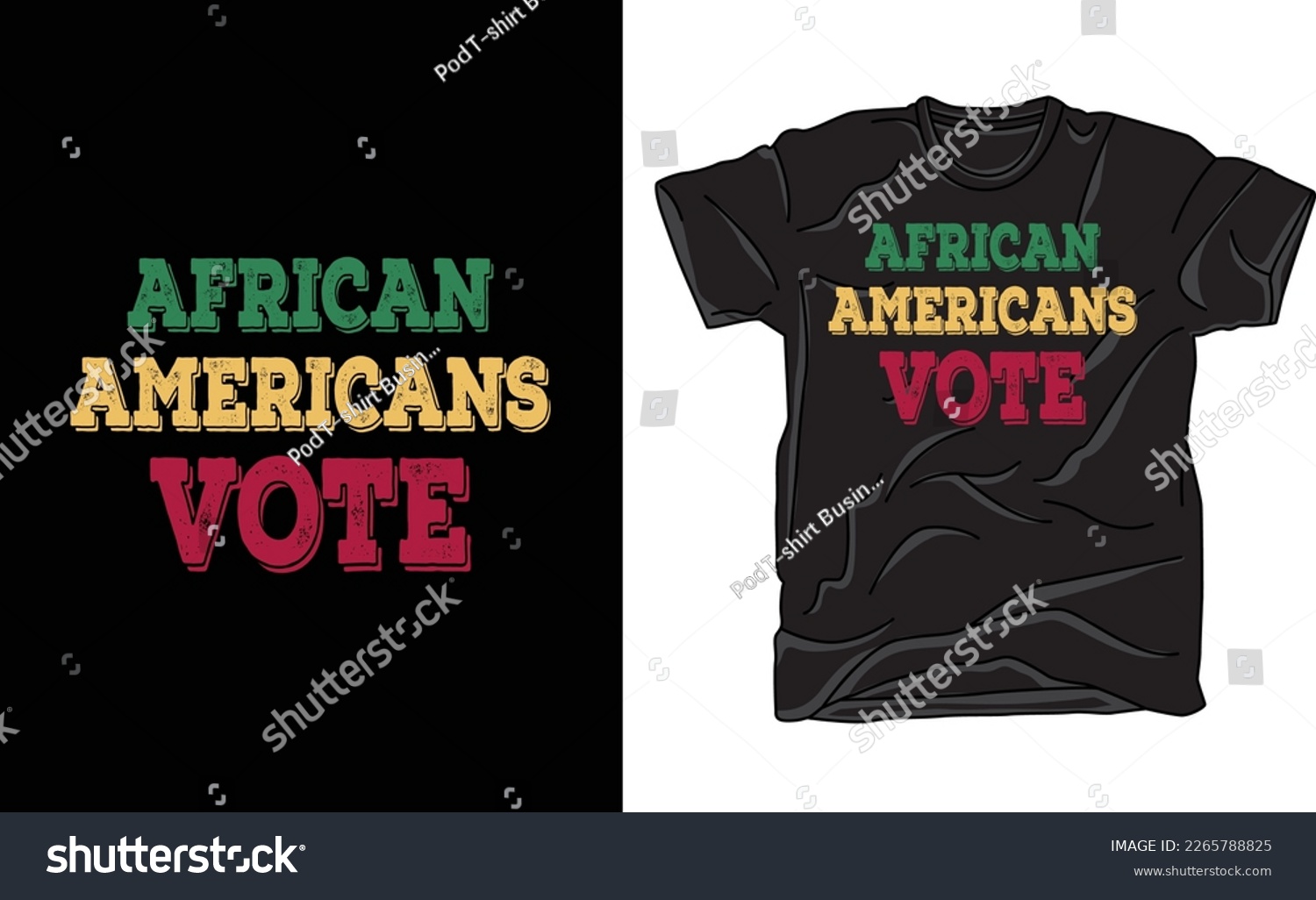SVG of African American voting Black History Month T shirt Design svg