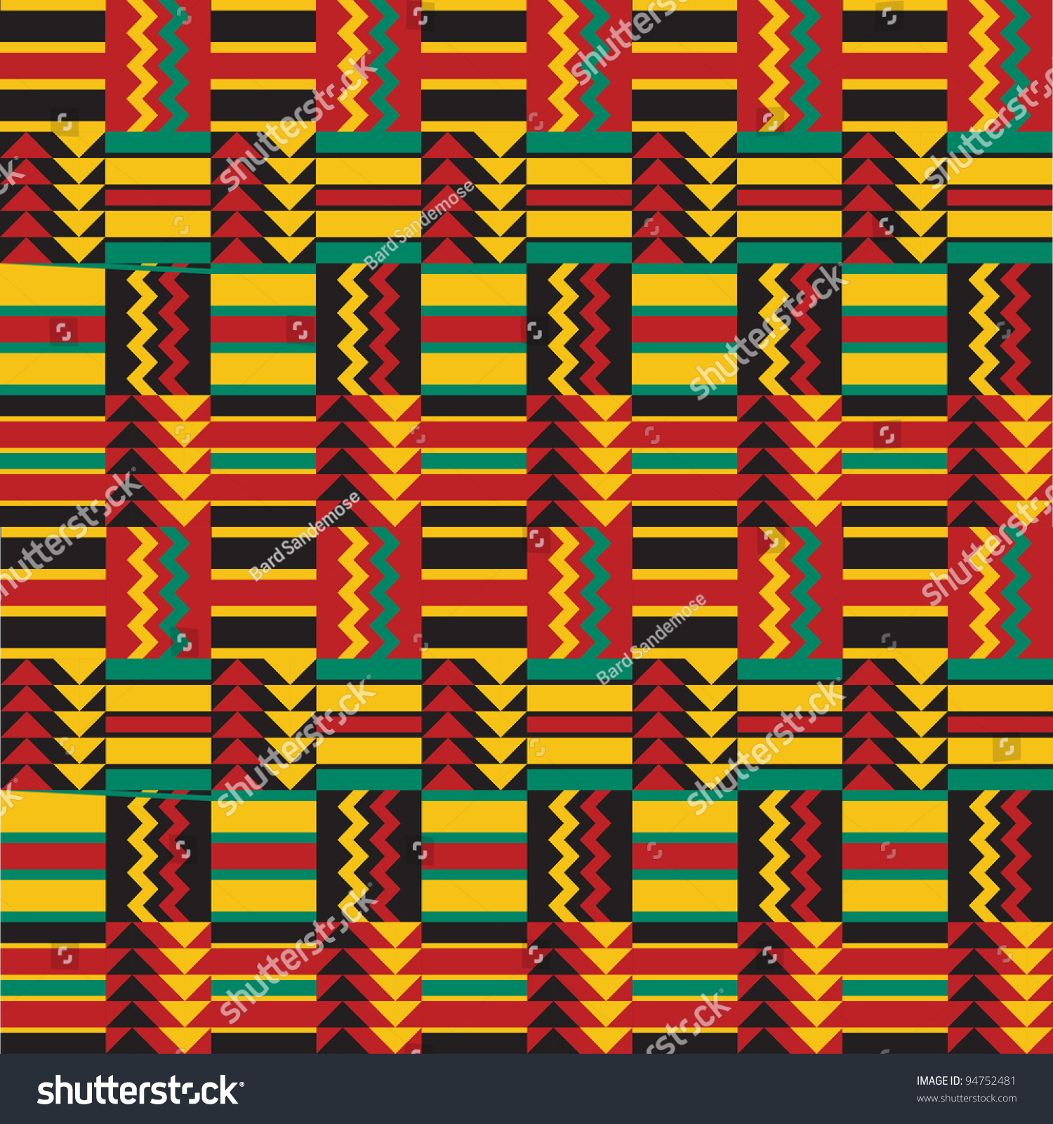 Africa Fabric Map