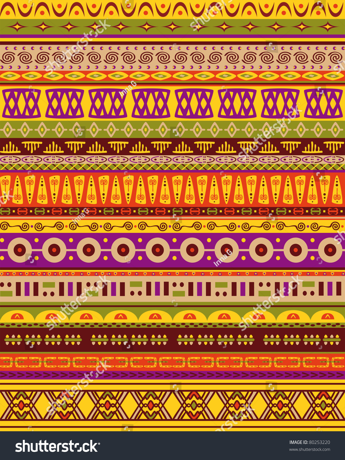 African Ornament Stock Vector (Royalty Free) 80253220 - Shutterstock