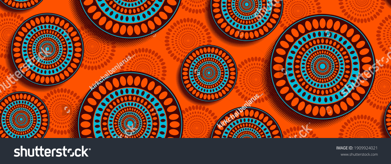 SVG of african seamless pattern, picture art and abstract background. svg