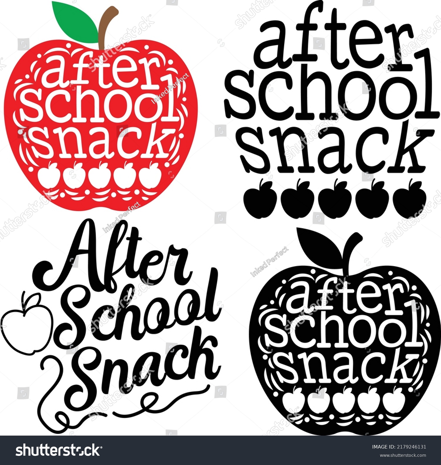 SVG of After School Snack, Apple Snack, School Kids  svg