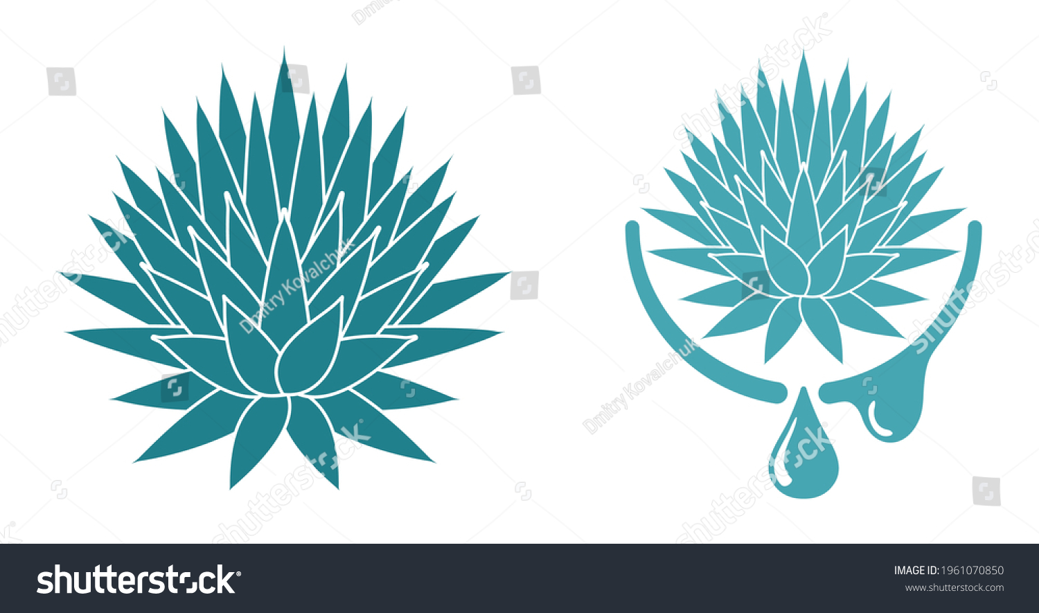 SVG of Agave Syrup icon - maguey nectar with sweetener properties, for culinary use. Flat vector emblem svg