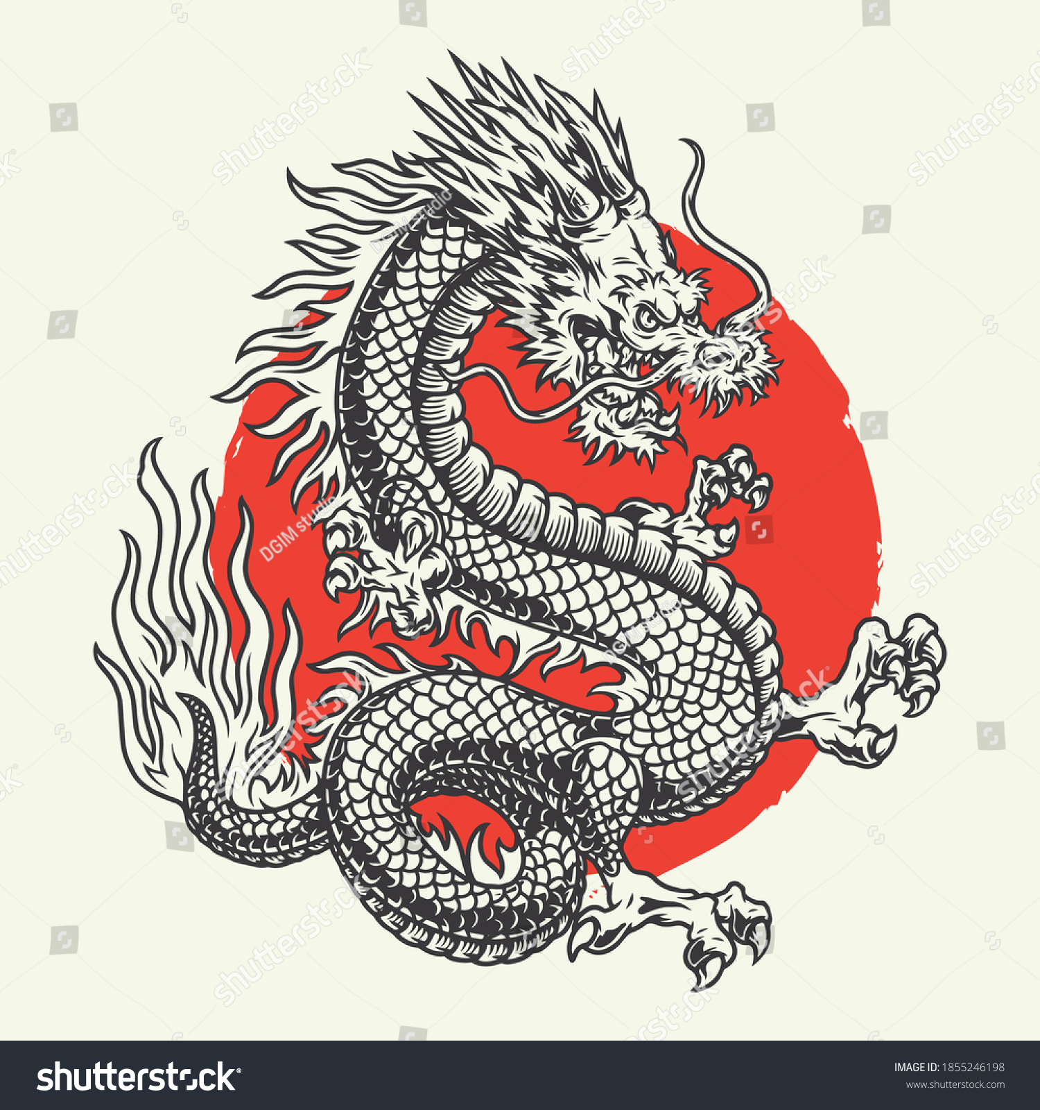 12,206 Japanese dragon tattoo Images, Stock Photos & Vectors | Shutterstock