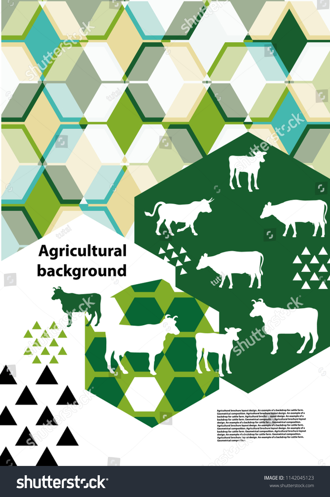 Agricultural Brochure Layout Design Example Backdrop Vector De Stock agricultural-brochure-layout-design-example-backdrop-vector-de-stock
