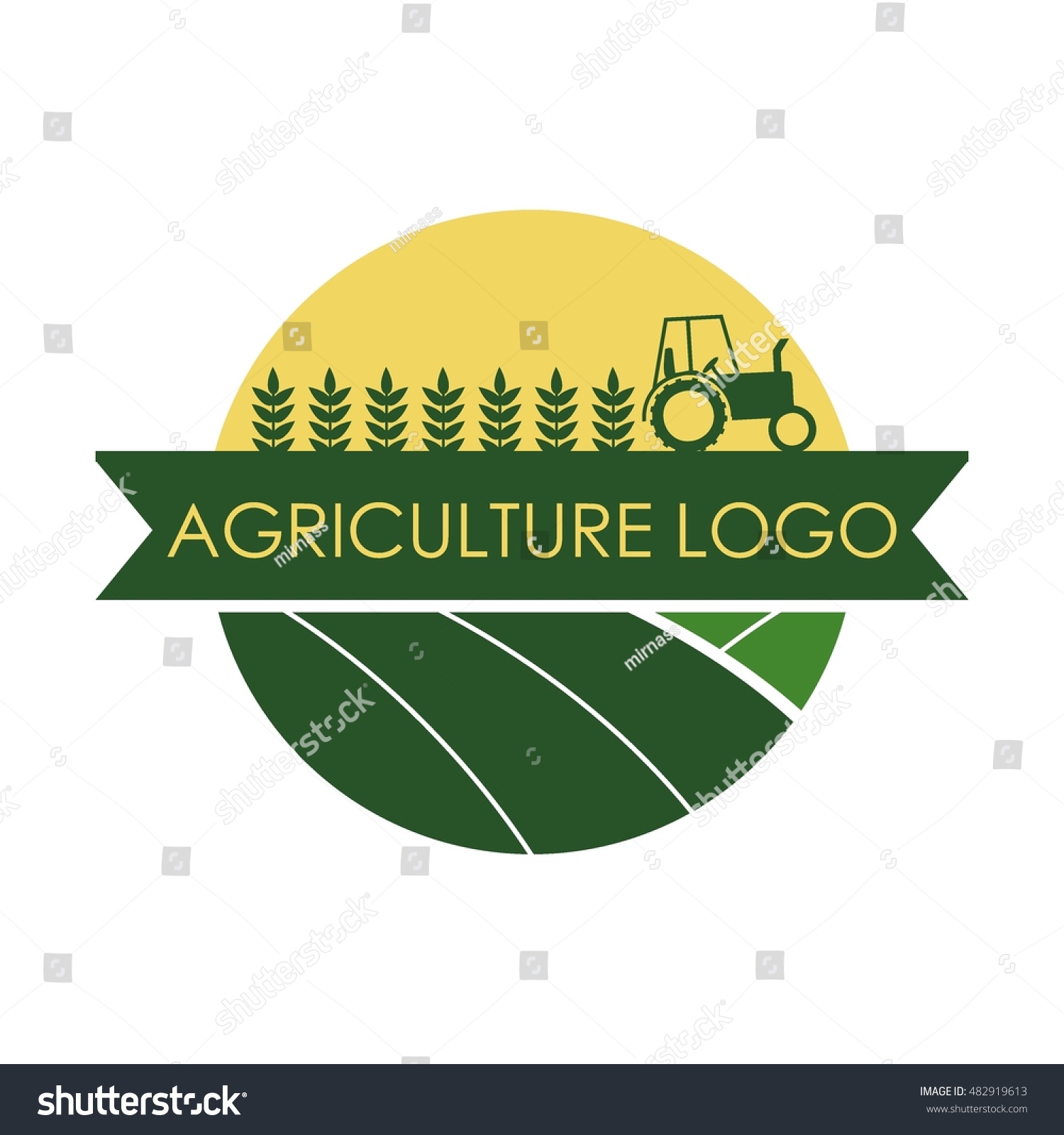 Agriculture Logo Farm Logo Stock Vector 482919613 - Shutterstock