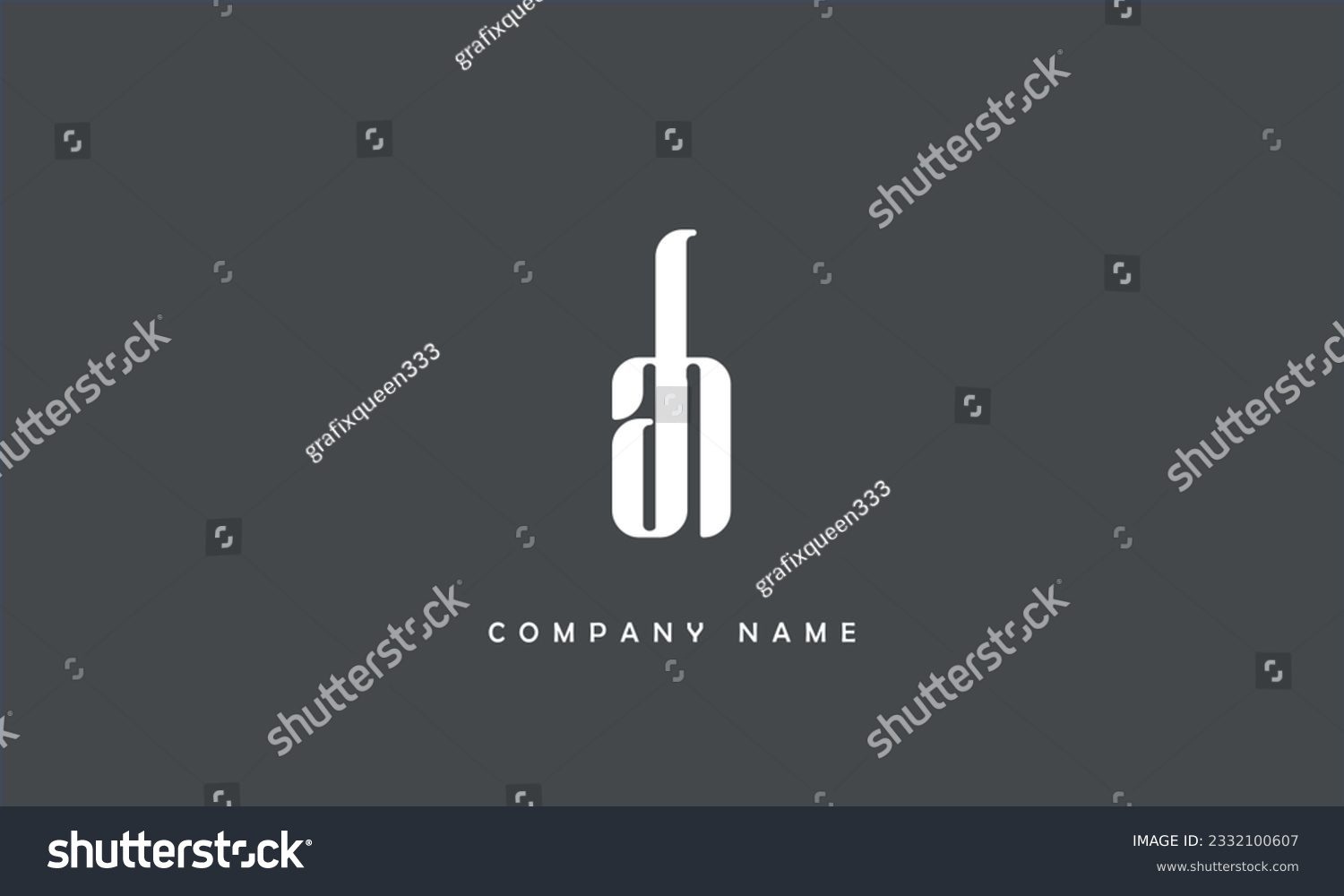 SVG of AH HA Abstract Letters Logo Monogram svg
