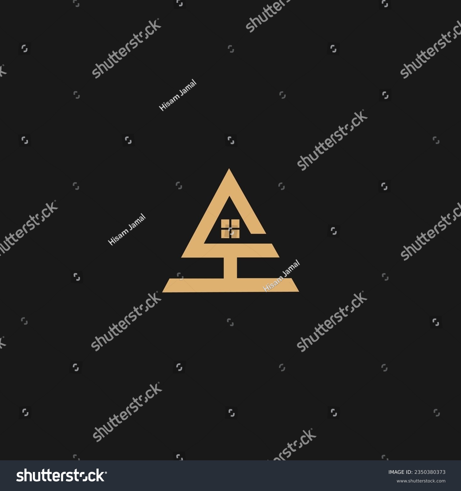 SVG of AH Home and ha letter logo design. AH initial based alphabet icon logo design svg