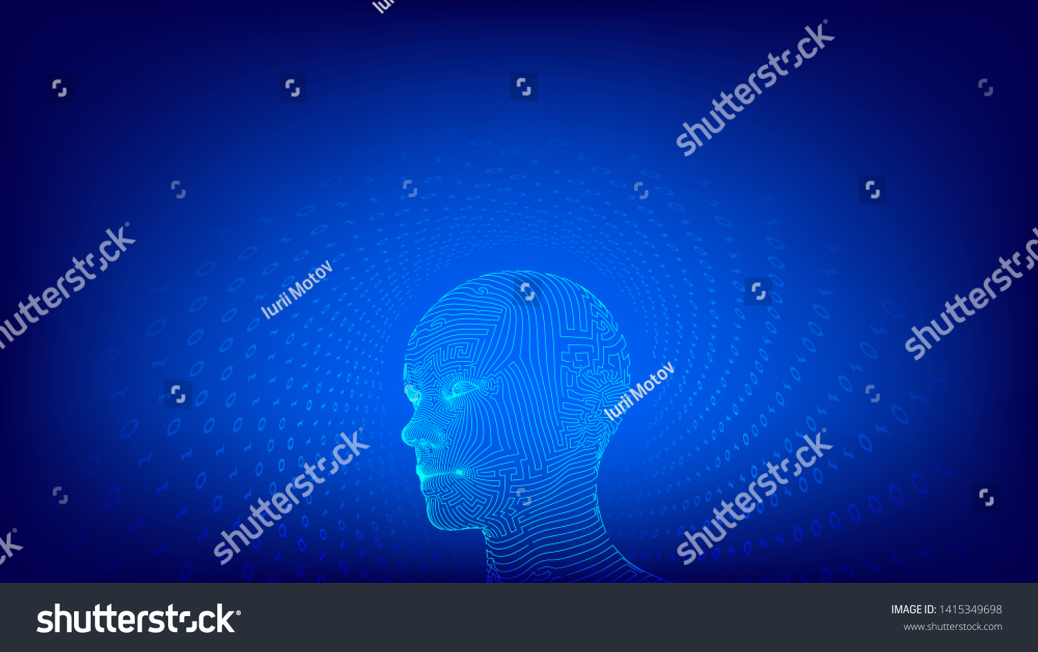 Ai Artificial Intelligence Concept Ai Digital Stock Vector Royalty Free 1415349698 Shutterstock 8858