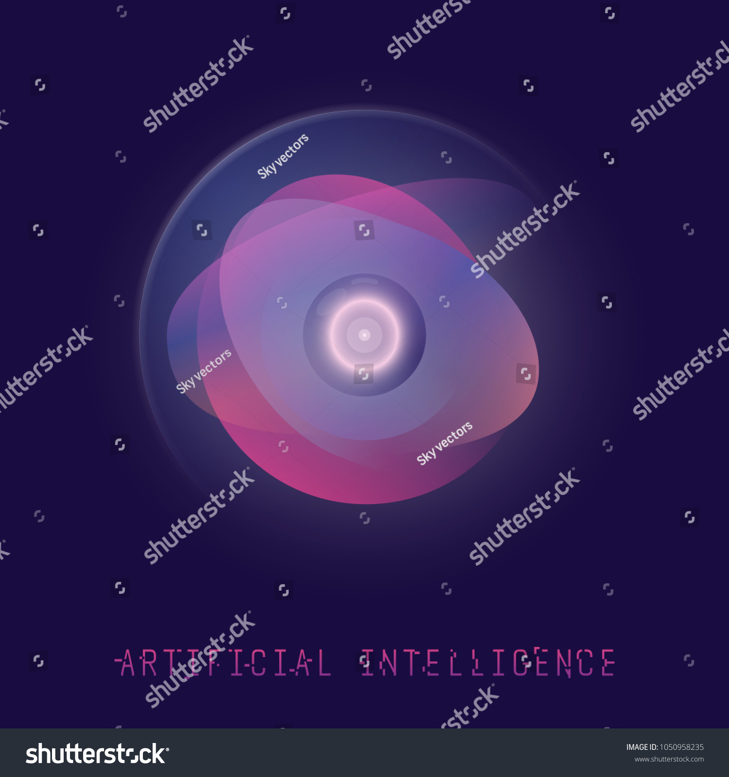 Ai Technology Concept Futuristic Artificial Intelligence Stock Vector Ai Technology Concept Futuristic Artificial Intelligence Stock Vector