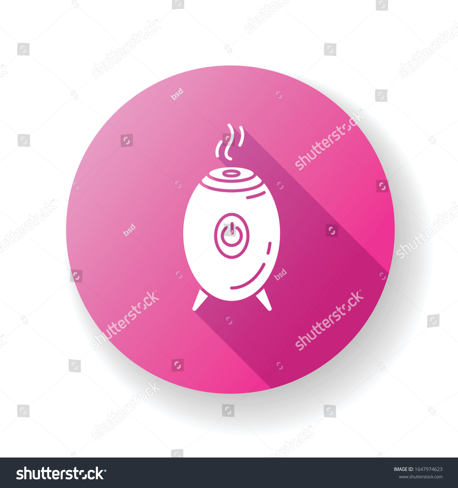 air filter steam humidifier purple flat stock vector royalty free 1647974623 shutterstock