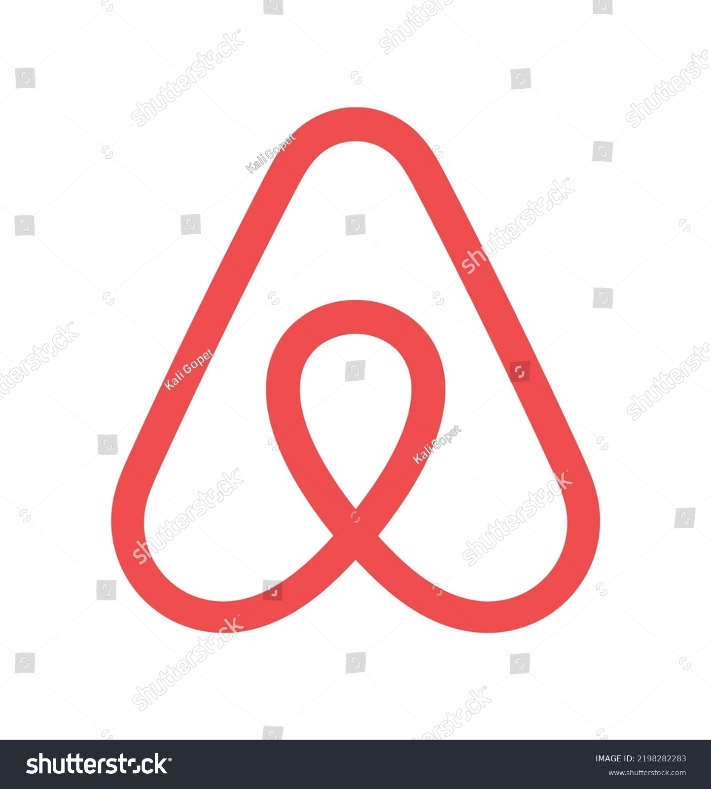 SVG of Airbnb logo symbol icon sign vector pink red white background isolated template svg