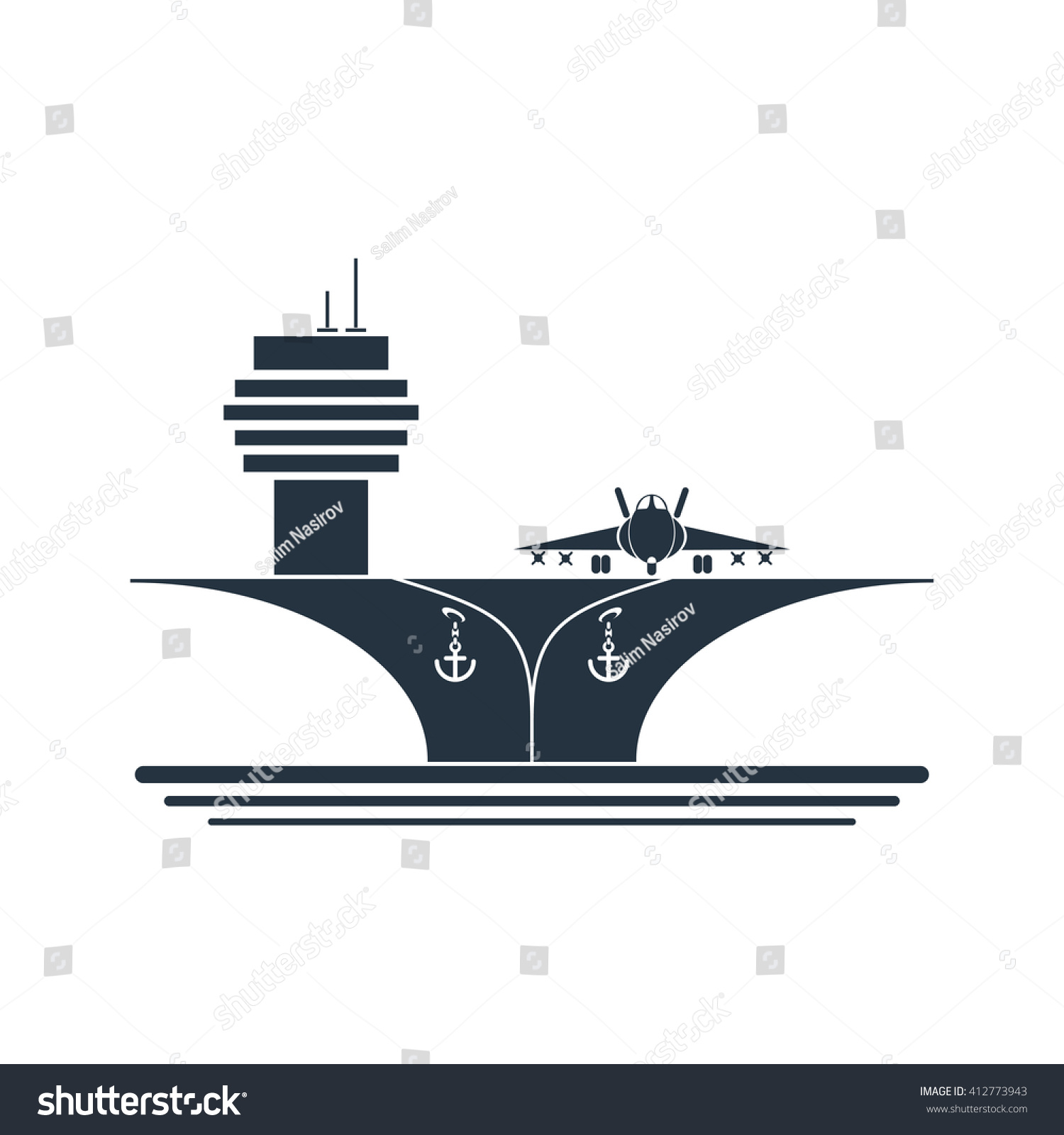 Aircraft Carrier clip art preview