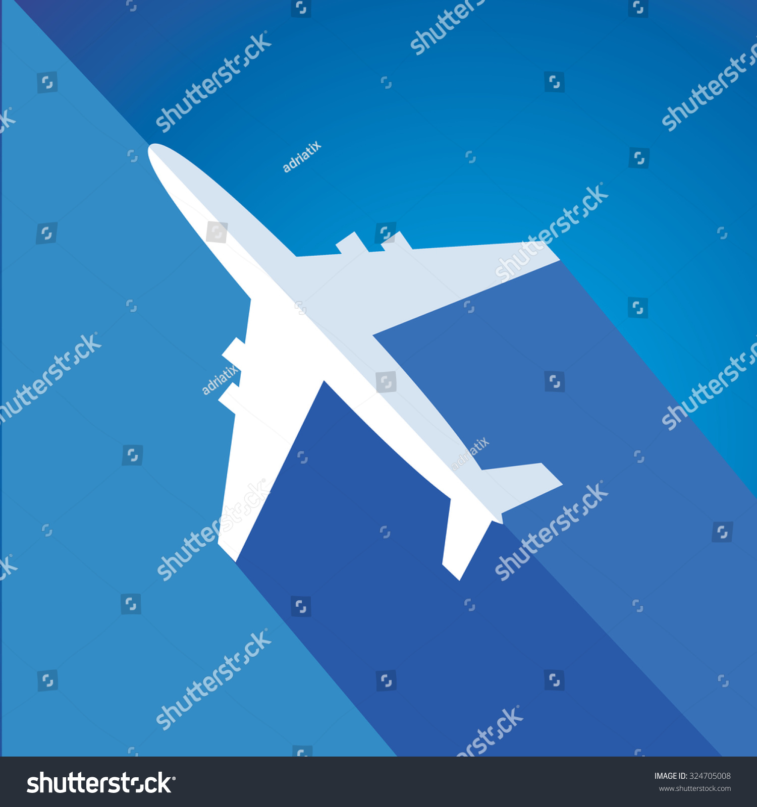 Airplane Colors Stock Vector 324705008 - Shutterstock