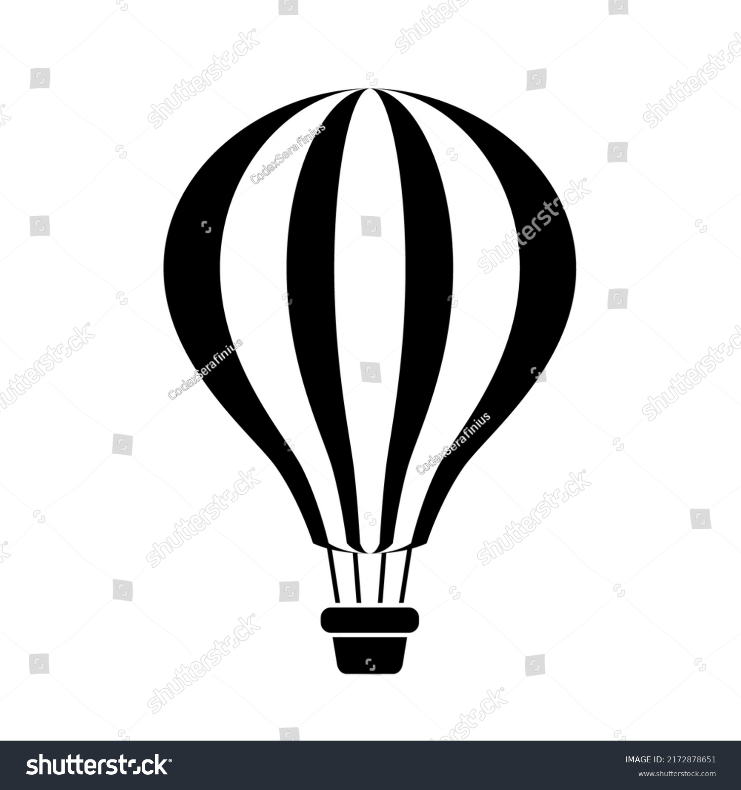 Airship Dirigible Blimp Transport Detailed Simple Stock Vector (Royalty ...