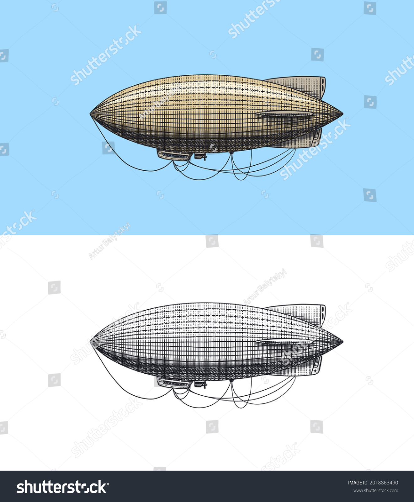 1,148 Zeppelin drawing Images, Stock Photos & Vectors Shutterstock