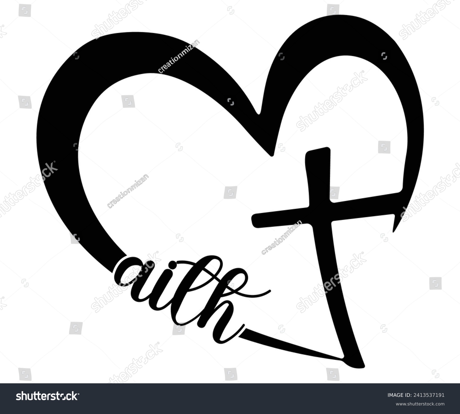 SVG of aith Svg,Christian,Love Like Jesus, XOXO, True Story,Religious Easter,Mirrored,Faith Svg,God, Blessed  svg