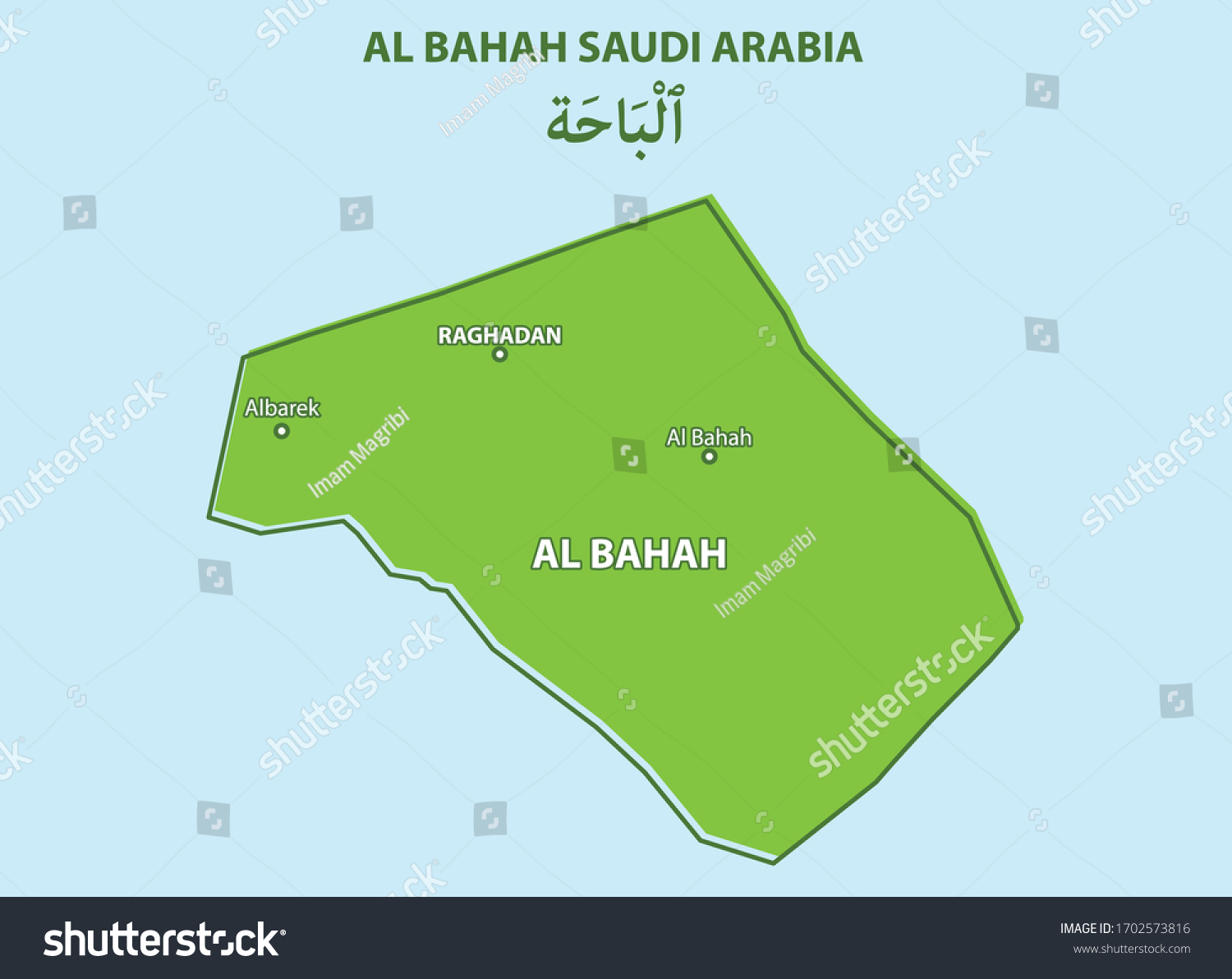 SVG of Al Bahan Prefecture Map Saudia Arabia Country, letters with arabic character means the name of city or prefecture. The means same as the words above svg