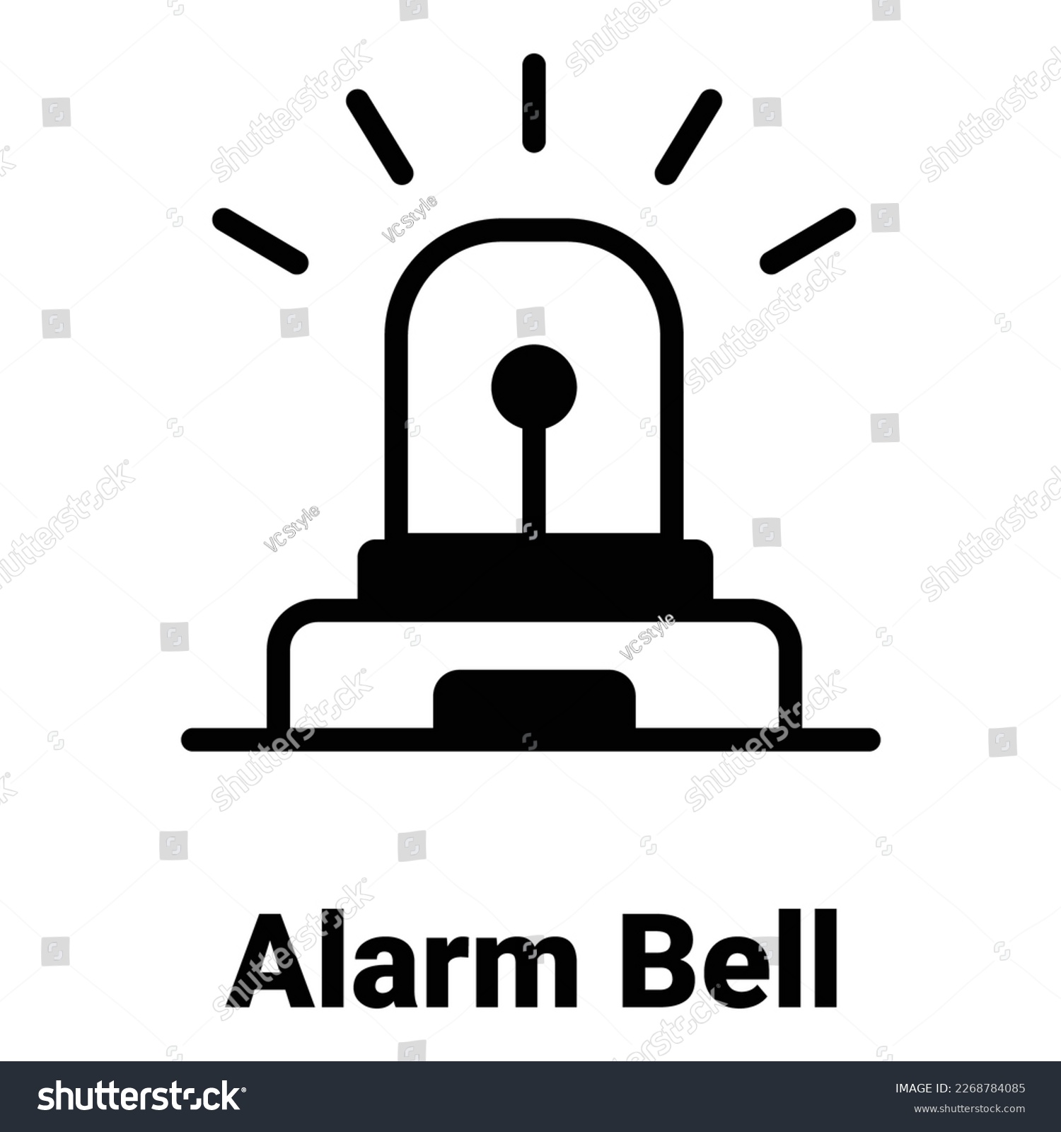 SVG of Alarm bell Vector Icon easily modify

 svg