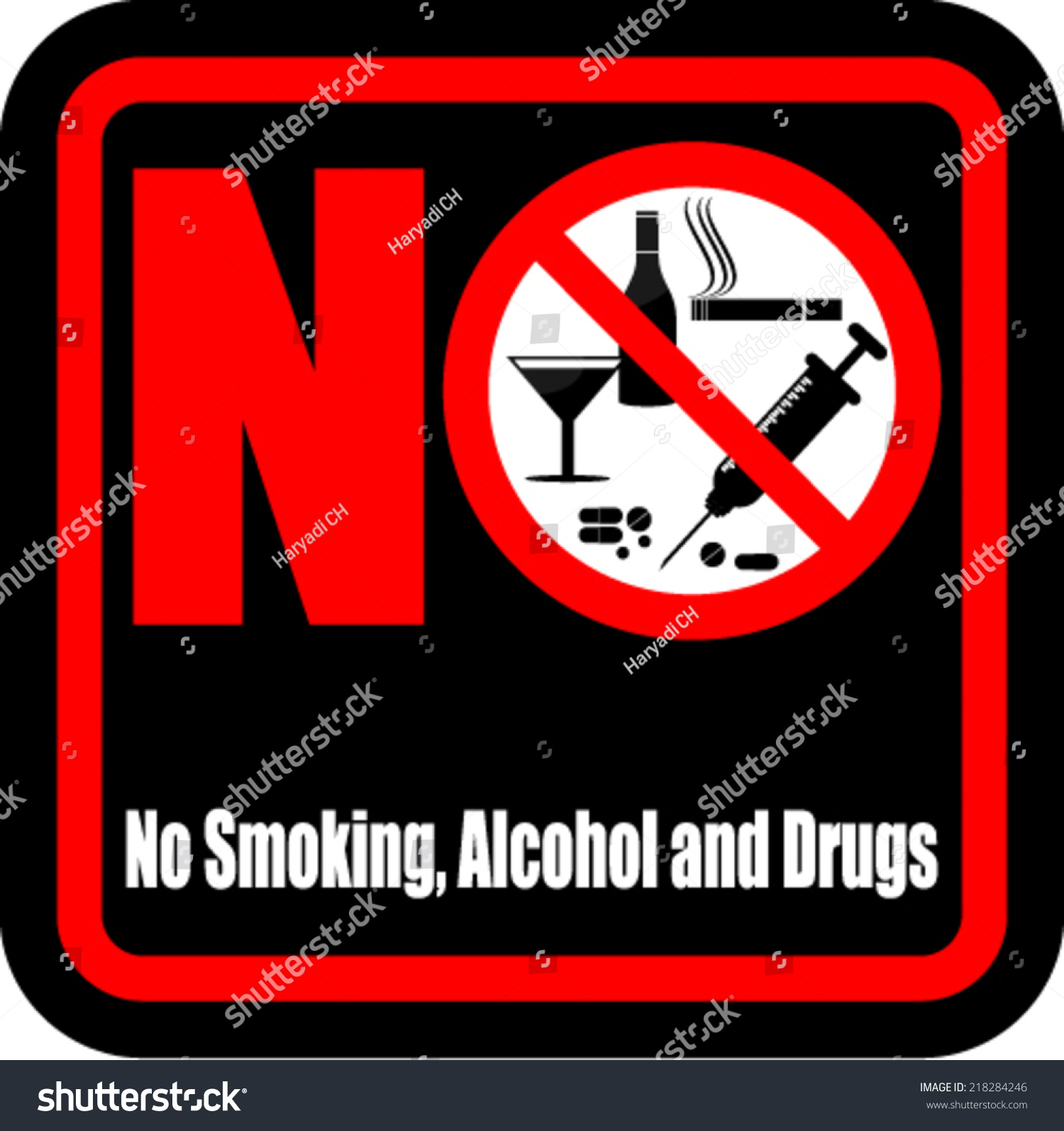 Alcohol Drugs Stock Vector 218284246 - Shutterstock