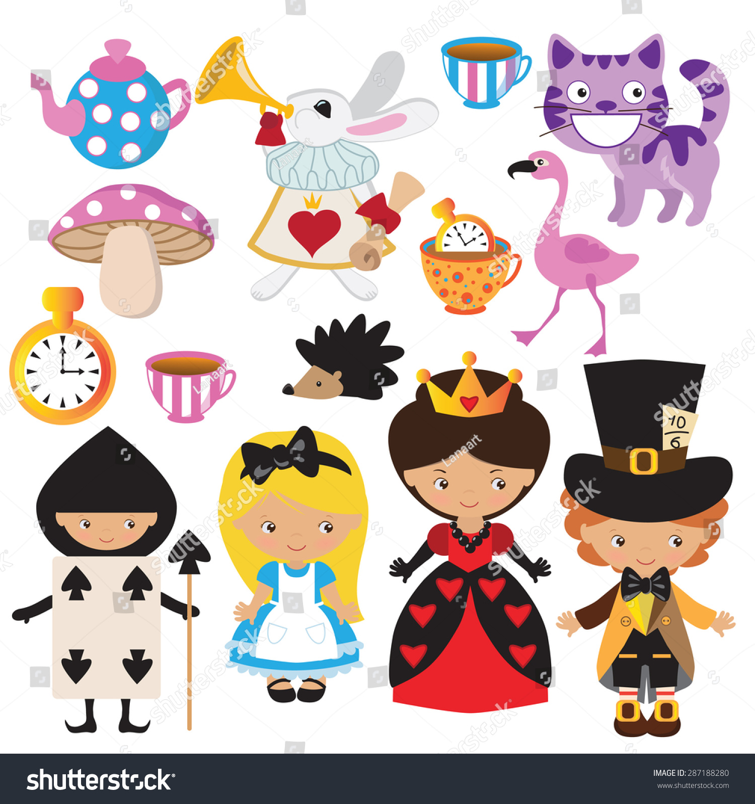 Alice Vector Illustration - 287188280 : Shutterstock