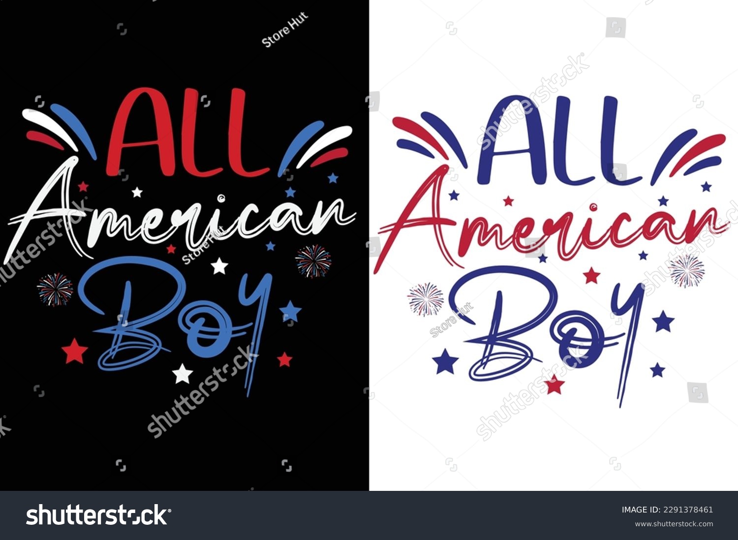 SVG of All American boy  quotes t shirt ,4th of July t shirt design vector
 svg