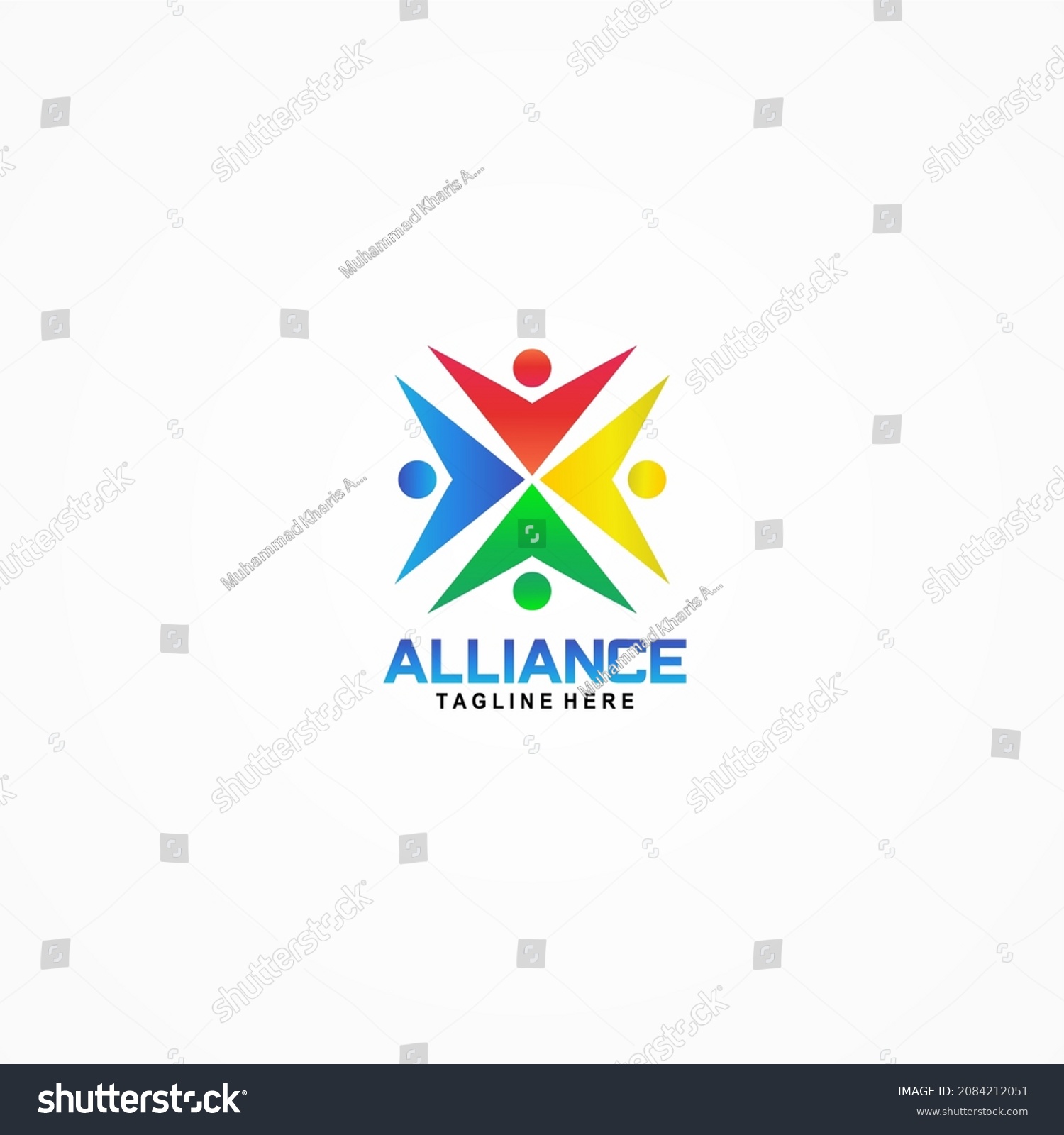Alliance Logo Vector Simple Elegant Design Stock Vector (Royalty Free ...