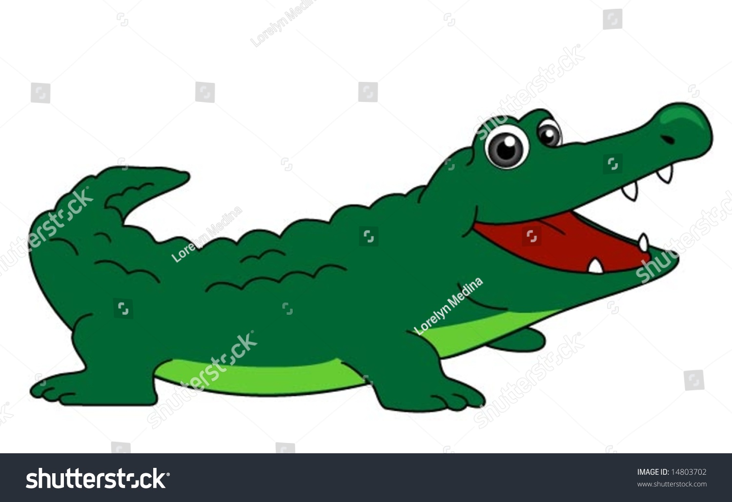 Alligator Vector Stock Vector 14803702 - Shutterstock