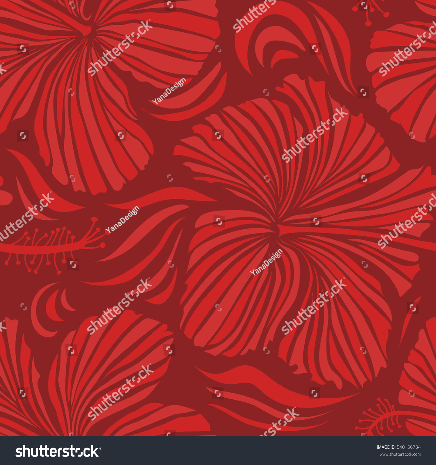 SVG of Aloha Hawaii, Luau Party invitation with red and orange hibiscus flowers. Aloha T-Shirt design. Best creative design for poster, flyer, presentation. Vector seamless pattern. svg