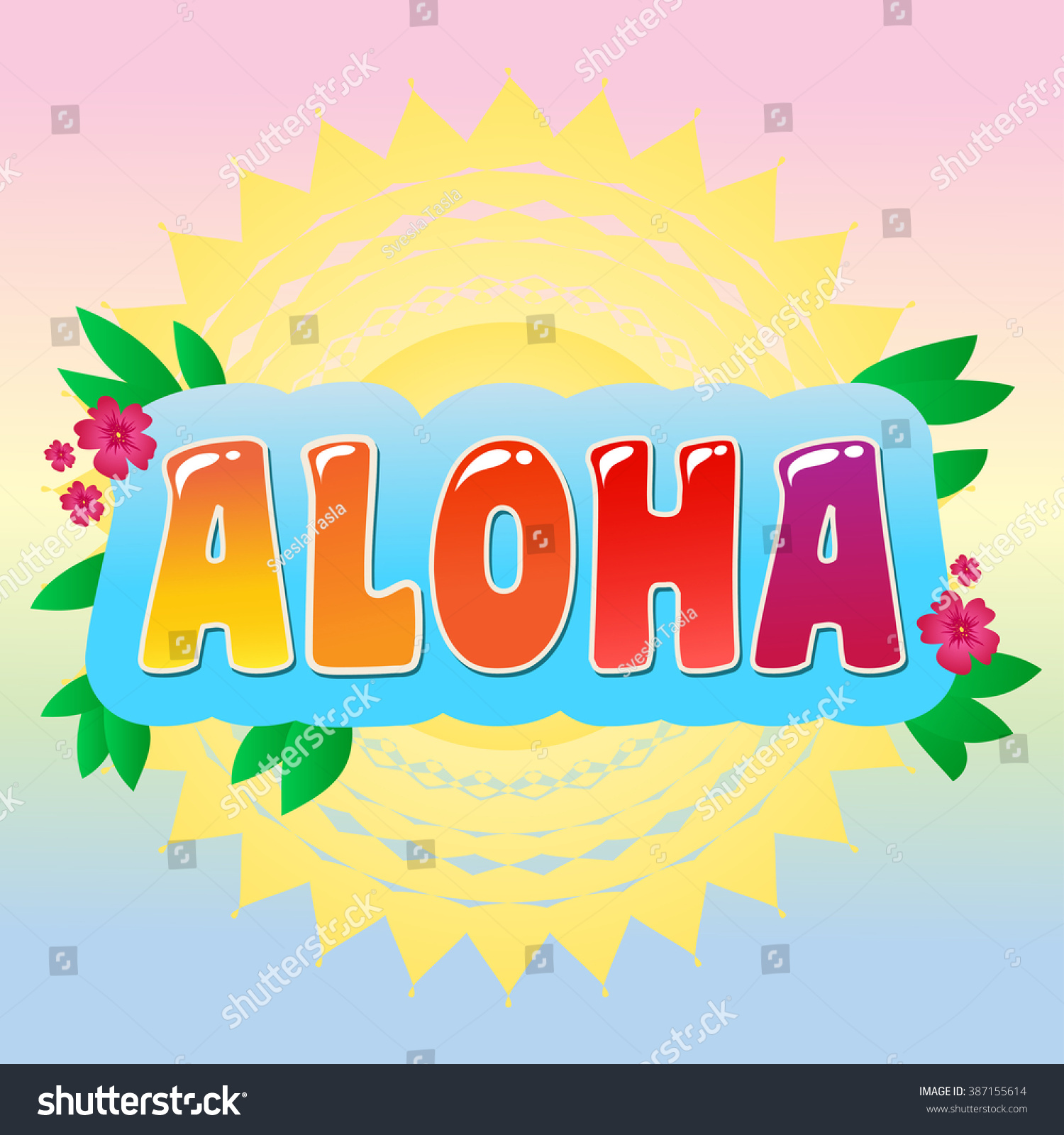 Aloha Typography Arttypography Background Inspirational Motivational ...