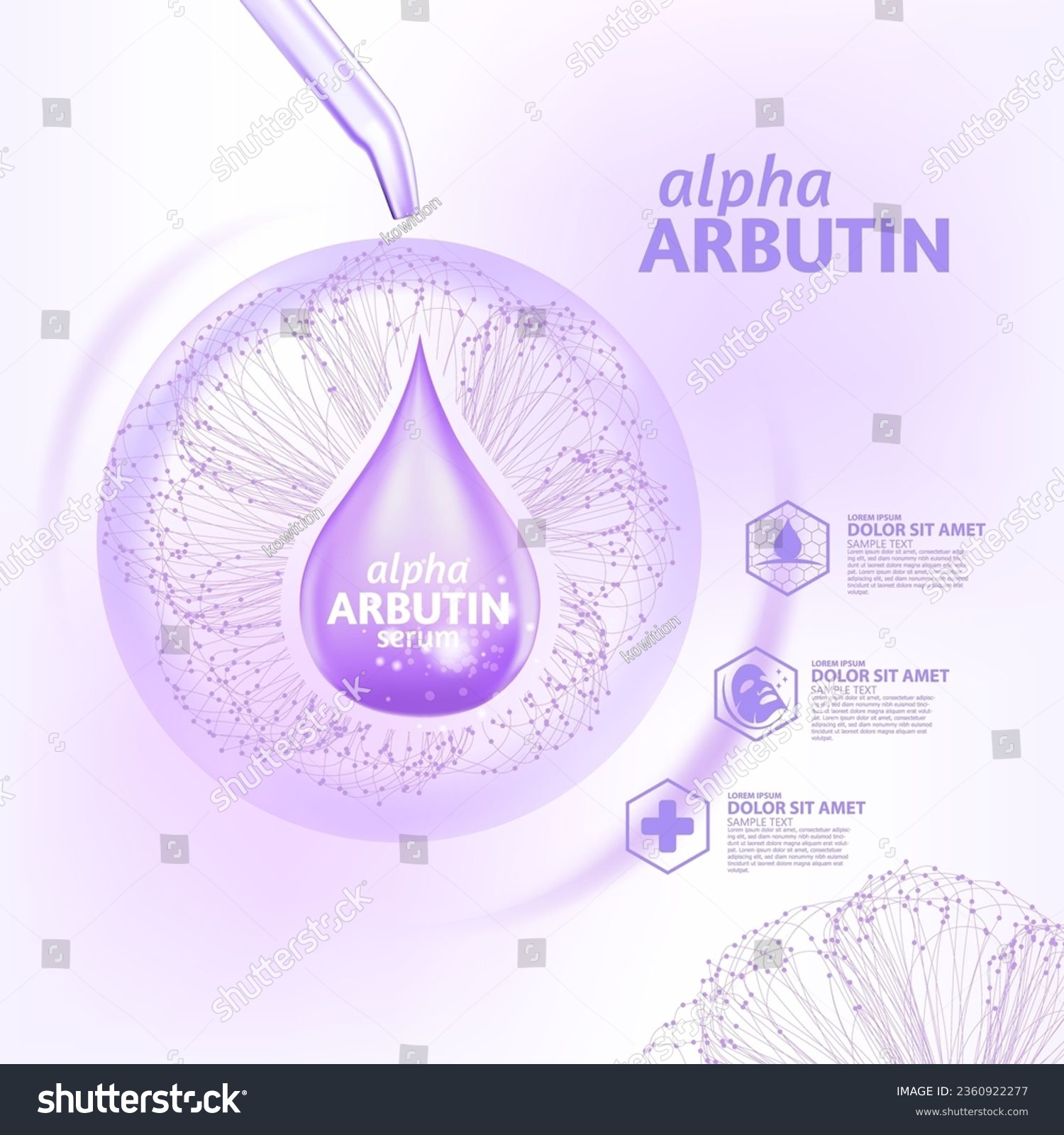 SVG of alpha arbutin collagen serum  Skin Care Cosmetic svg