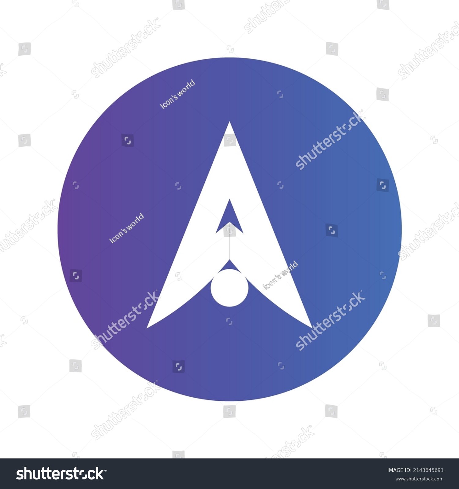 SVG of Alpha Venture DAO Cryptocurrency token icon. ALPHA token symbol. Cryptocurrency vector icon. Flat Vector illustration - Vector svg